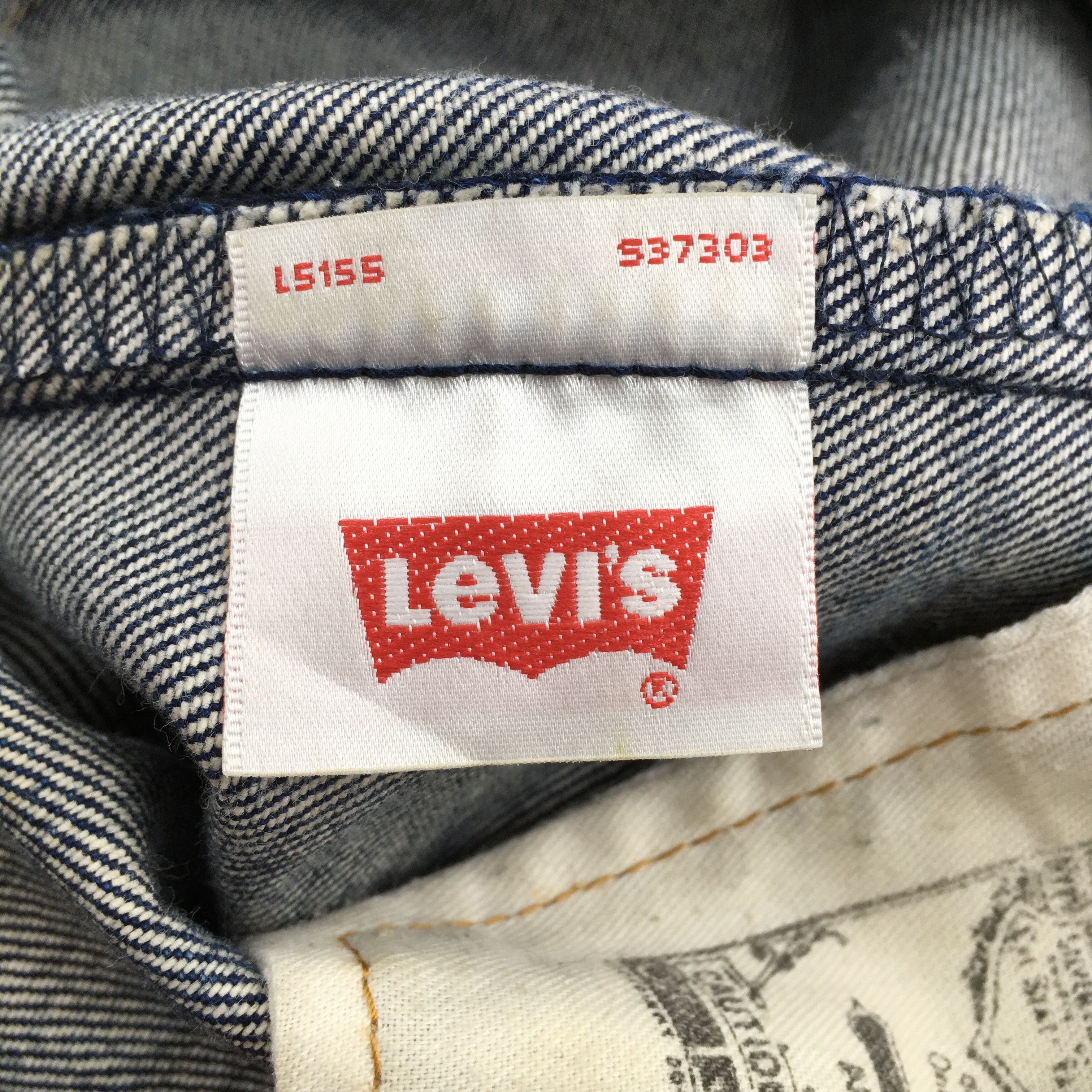 Levi's Size 32x30.5 Vintage 90s Levi's 501 Faded Blue Jeans S428 Size US 32 / EU 48 - 13 Thumbnail