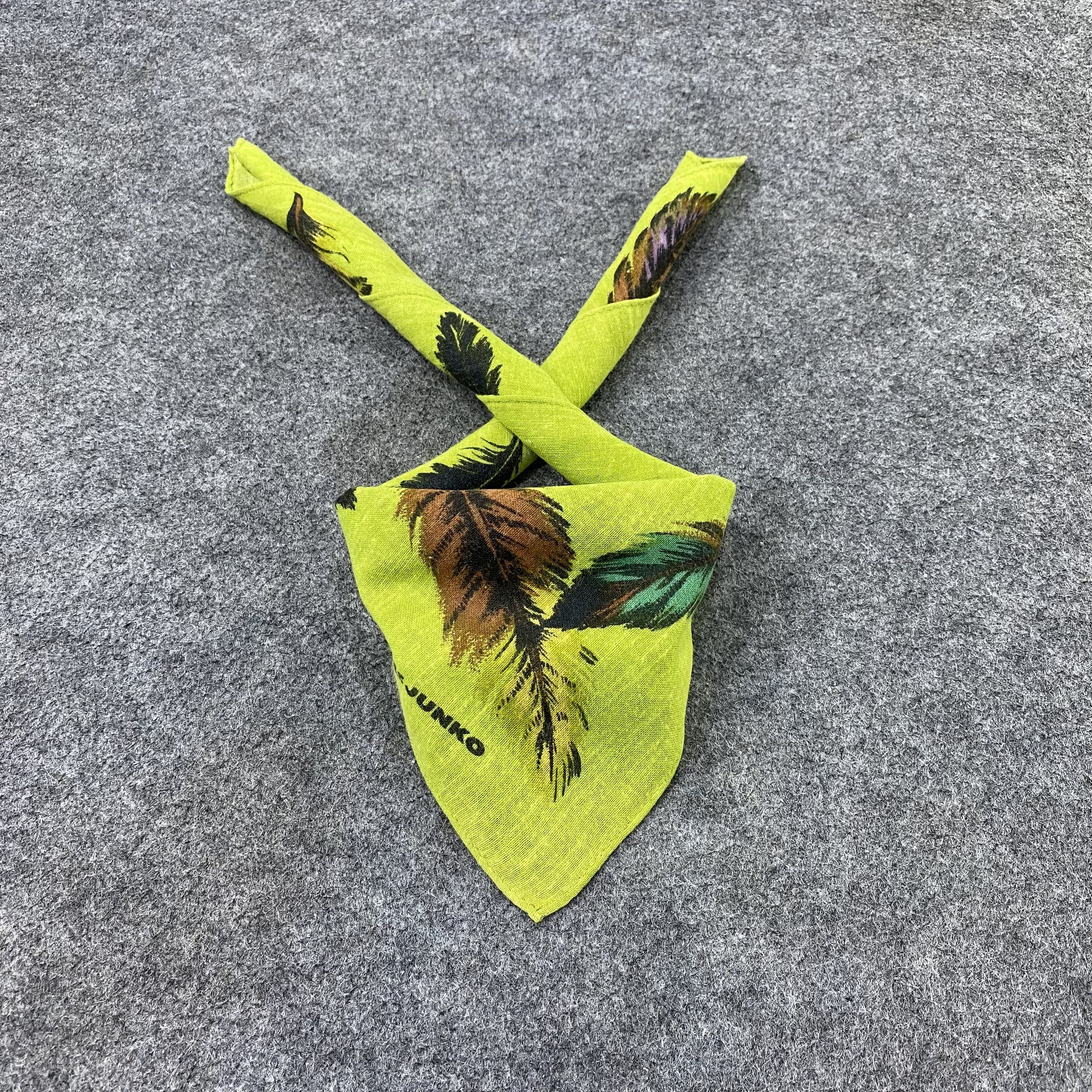 Japanese Brand Mr.Junko Handkerchief Neckerchief Bandana-B1965 Size ONE SIZE - 2 Thumbnail