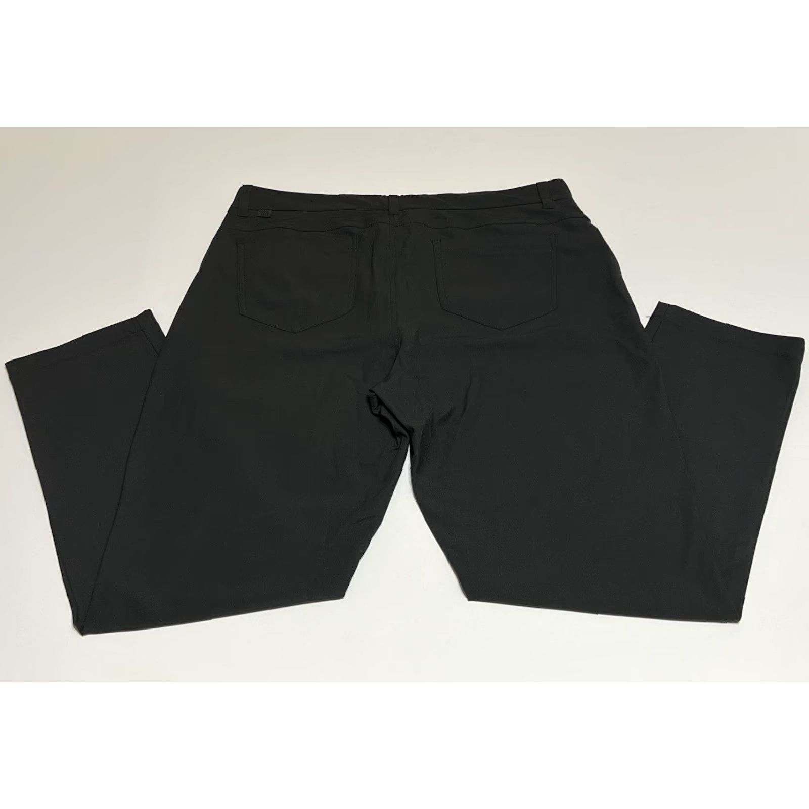 Vintage VRST Limitless 4-Way Stretch Athletic Chino Pants Mens 35x30 5-Pocket Black Regular Straight Modern Comfort Logo Tooling: 35x28 measurement note Size US 35 - 2 Thumbnail