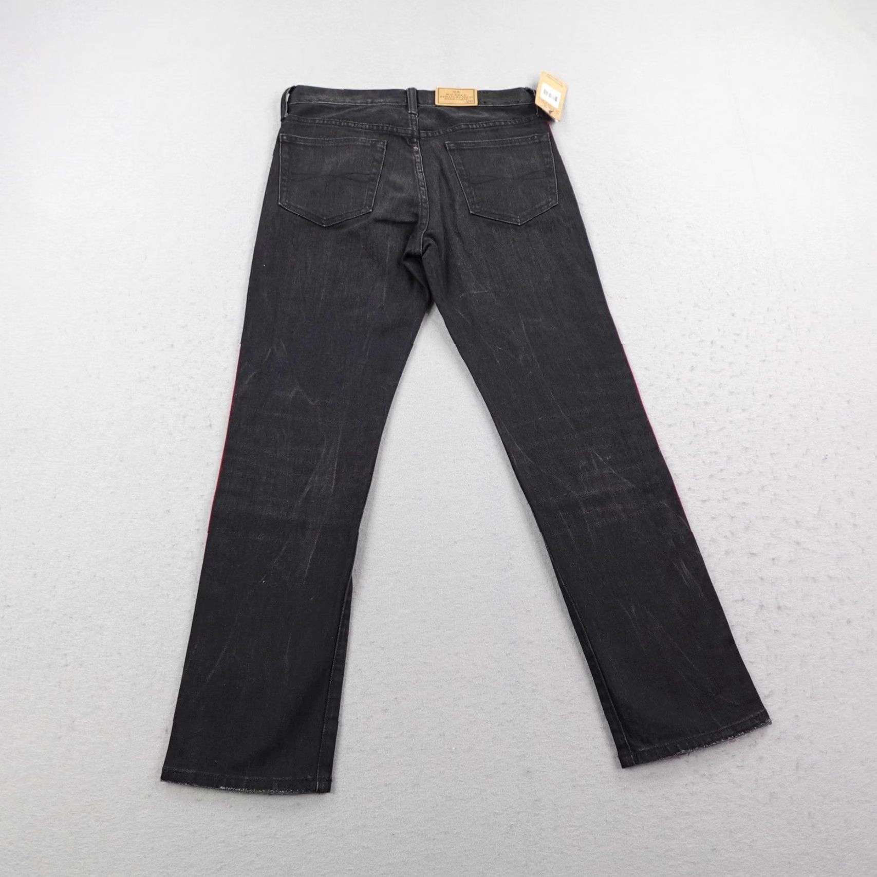 Polo Ralph Lauren Polo Ralph Lauren High Rise Crop Jeans Women 26 Black Stripe NEW Size 26" / US 2 / IT 38 - 6 Thumbnail
