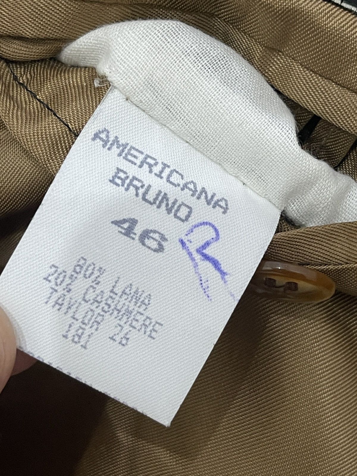 Vintage Americana bruno cashmere sport coat vintage jacket blazer Size 38R - 8 Thumbnail