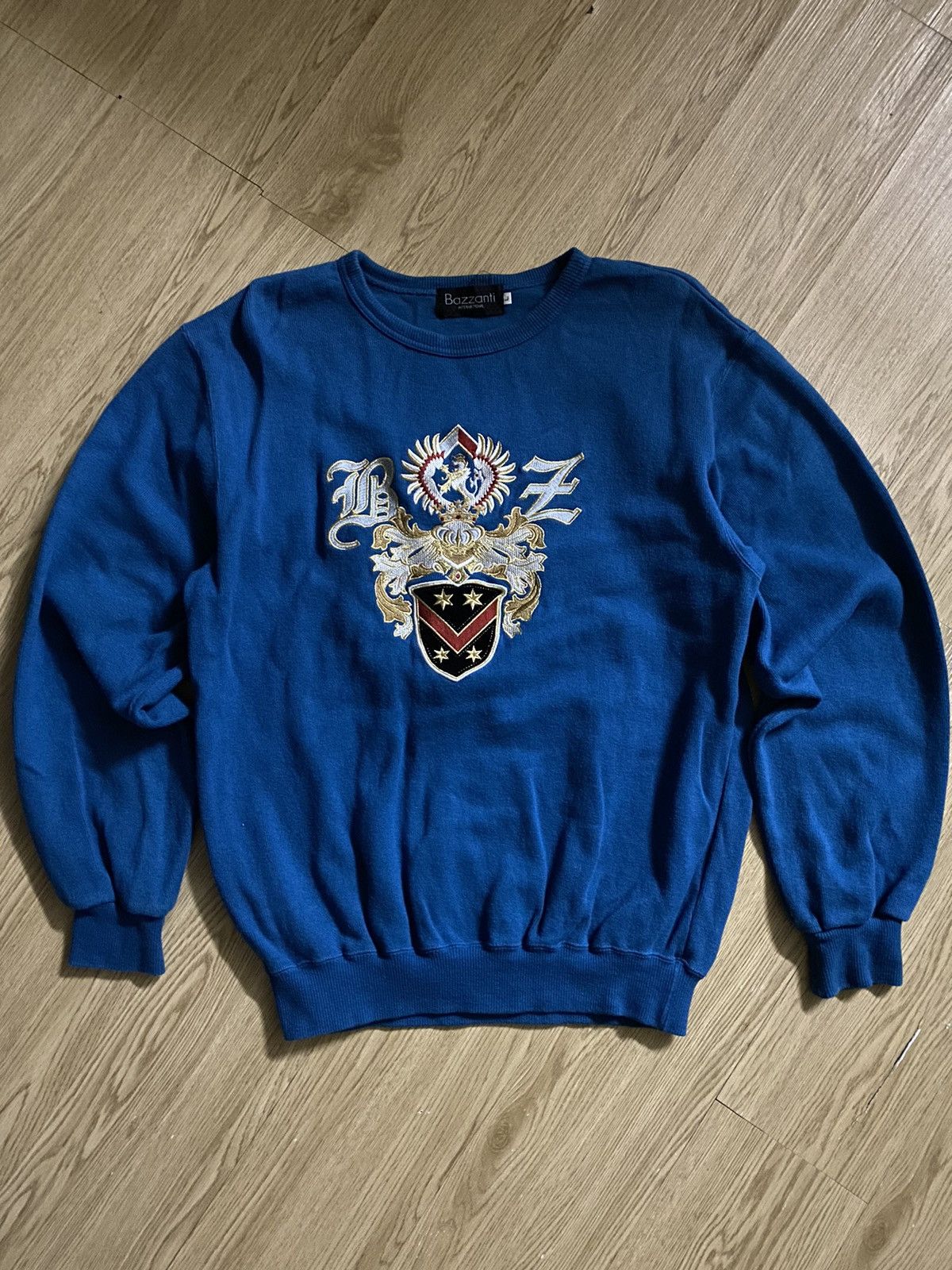 Designer × Japanese Brand Bazzanti International Crewneck Embroidery Big Logo Size US L / EU 52-54 / 3 - 1 Thumbnail