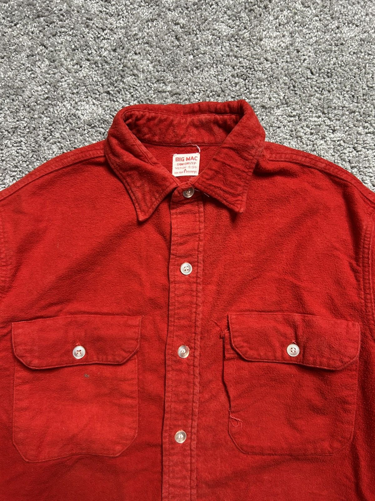 Big Mac × Vintage Vintage 60s/70s Big Mac Penney’s Sanfordized Button Up Shirt Size US M / EU 48-50 / 2 - 3 Thumbnail