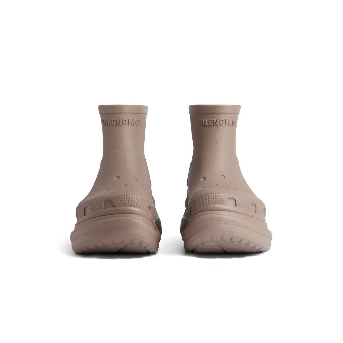 Balenciaga o1in1g0625 Crocs™ Booties in Beige Size US 7 / IT 37 - 2 Thumbnail