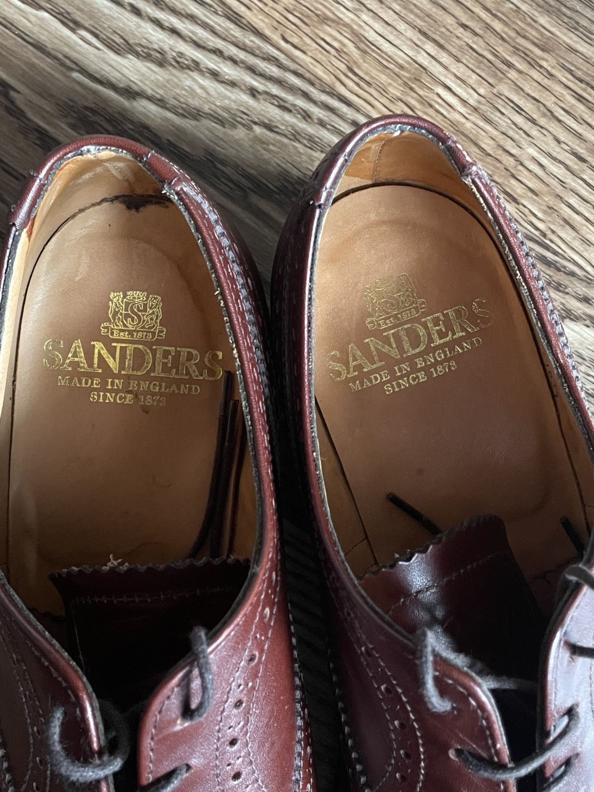 Japanese Brand Sanders UK Japan classic brown boots luxury vintage Size US 8.5 / EU 41-42 - 10 Thumbnail