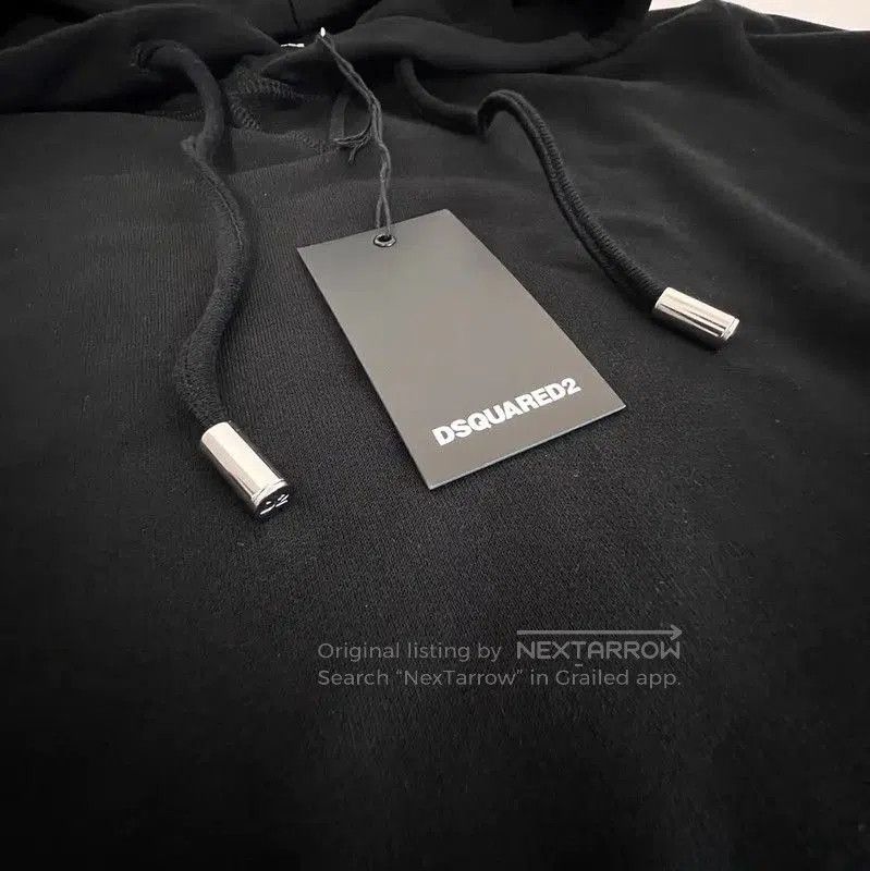 Dsquared2 DSQUARED2 Black Cotton Men's Hoodie . Size US M / EU 48-50 / 2 - 3 Thumbnail