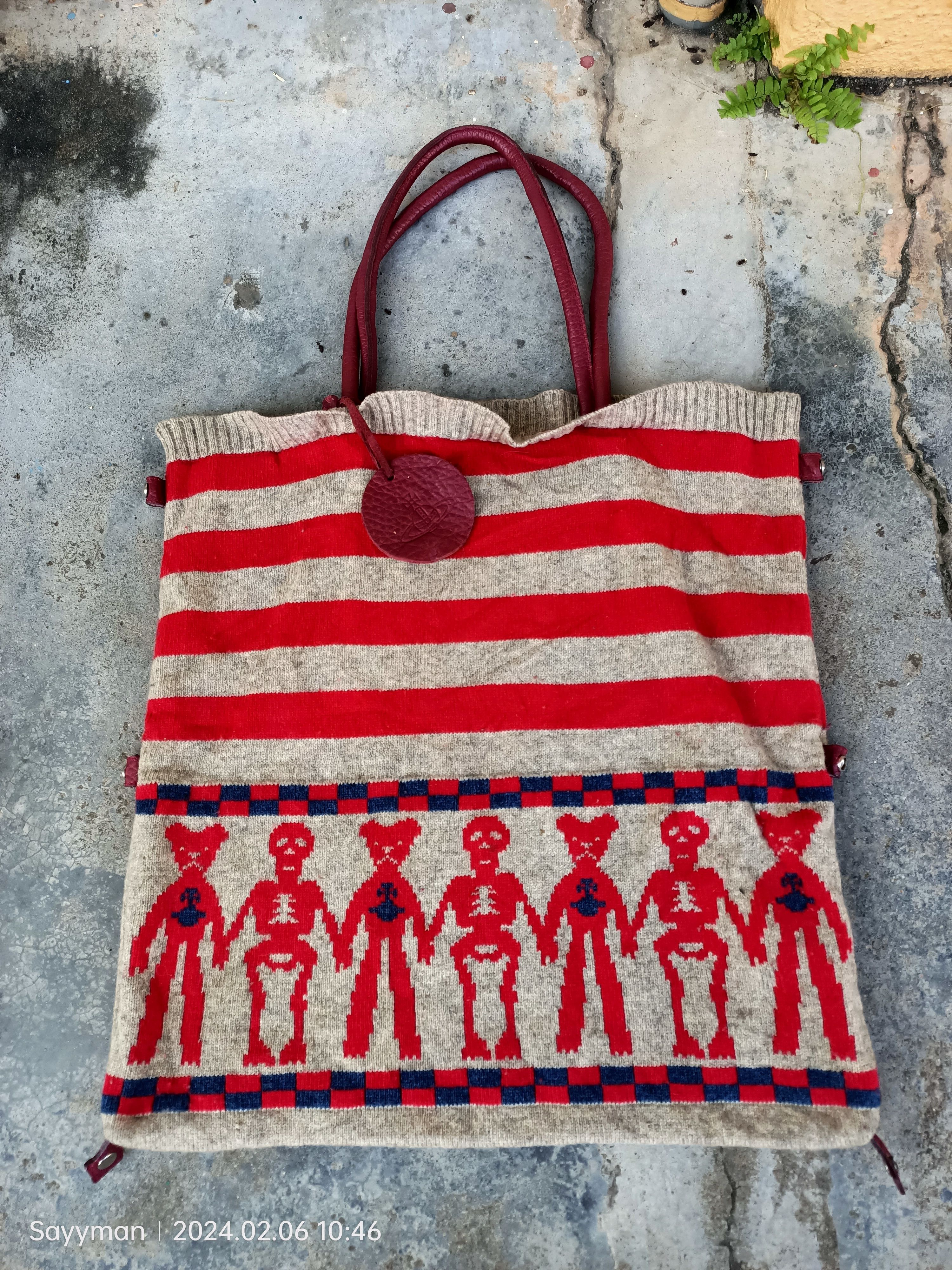 image of Vivienne Westwood Native Life Tote Bag, Men's