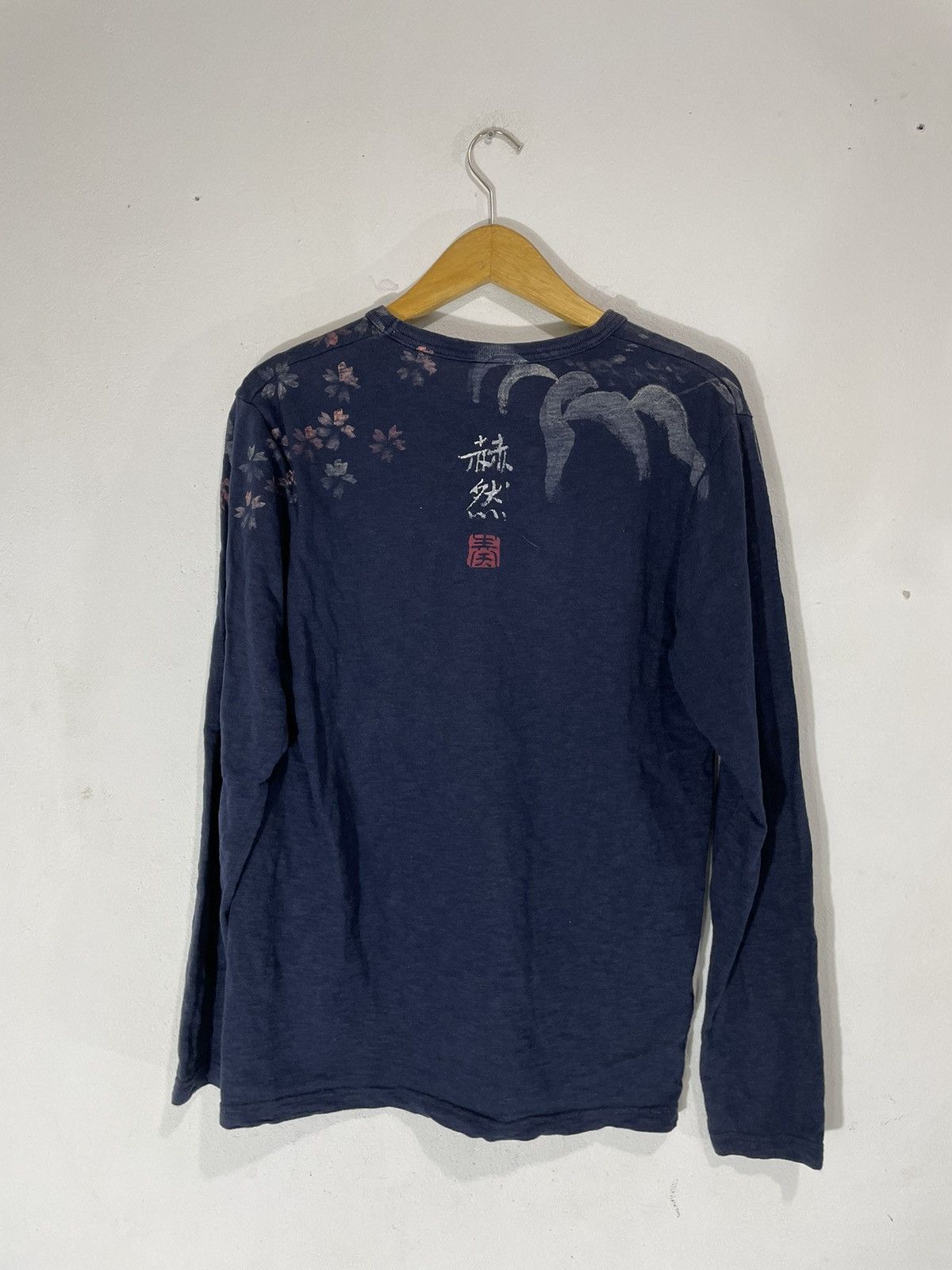 Karakuri Tamashii Flowers Dragon Sukajan Longsleeve Japanese Traditional Size US M / EU 48-50 / 2 - 6 Thumbnail