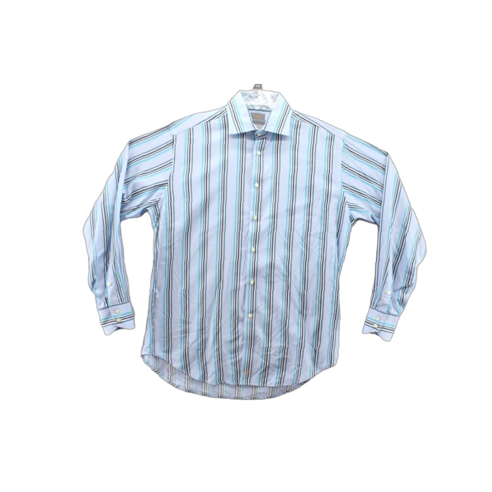 Vintage Thomas Dean Dress Shirt Men’s Large Blue Striped Woven Cotton Casual Shirt Dress Shirt Men’s Large Blue Striped Woven Cotton Casual Size US L / EU 52-54 / 3 - 1 Thumbnail