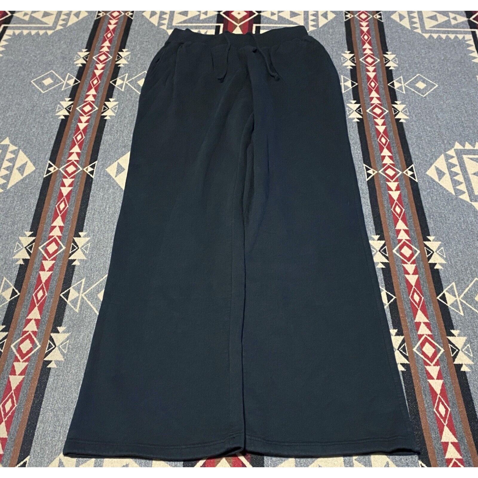 Good American GoodAmerican WIDELEGSWEATPANT GS0239KSize 3 [Large] BlackT70 Size ONE SIZE - 1 Thumbnail