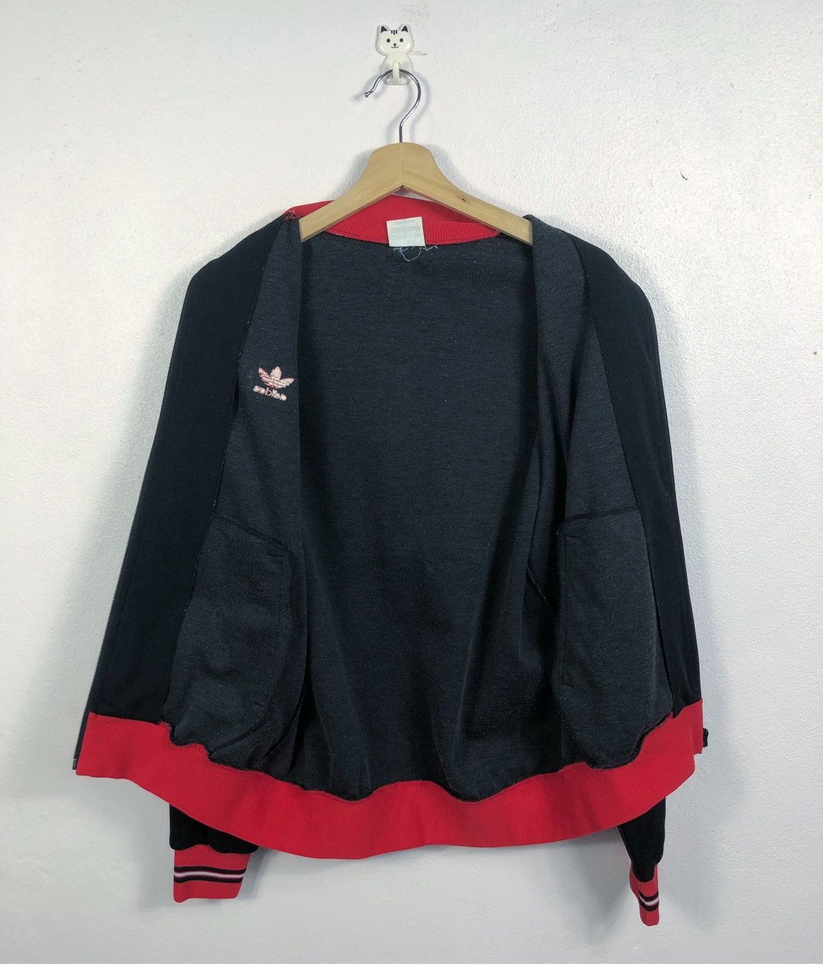Adidas Vintage 80s Adidas X Descente Track Jacket Made in Japan Size US L / EU 52-54 / 3 - 9 Thumbnail