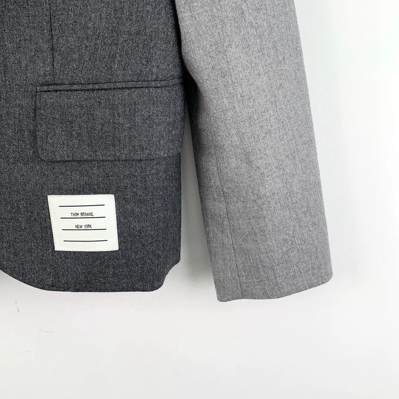 Thom Browne Thom Browne Colorful wool lapel single row long sleeve sui Size 38S - 4 Thumbnail