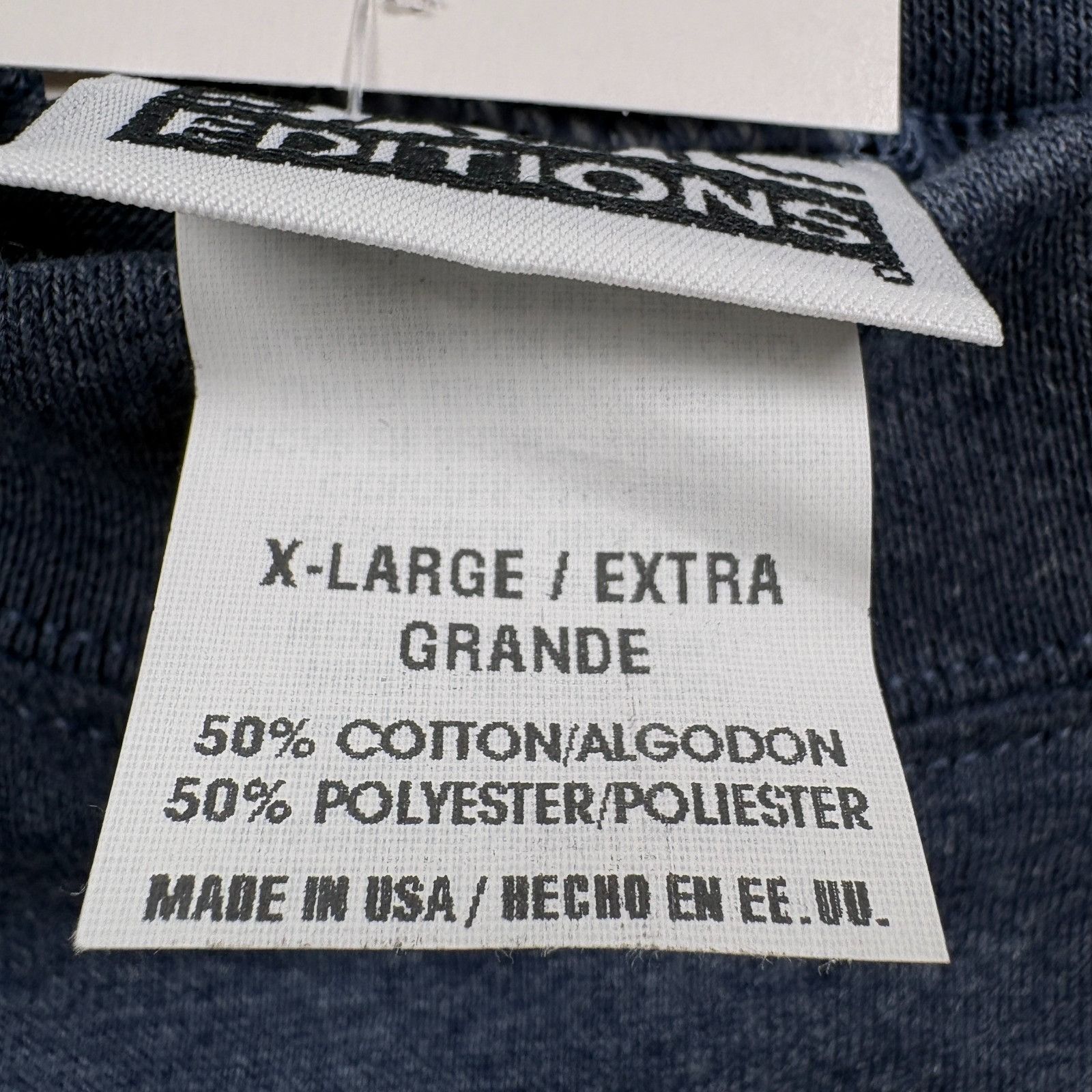 Basic Editions Basic Editions Long Sleeve Blank T Shirt Men XL Blue VTG 90' Size US XL / EU 56 / 4 - 3 Thumbnail