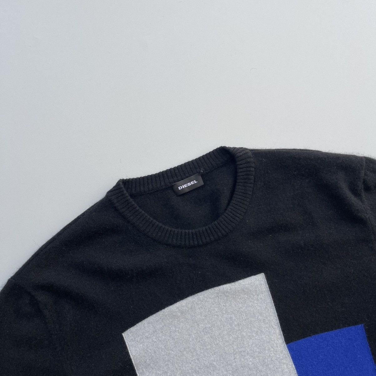 Diesel Diesel Logo Cashmere/Wool Sweater Jumper Black Rare Size US L / EU 52-54 / 3 - 2 Thumbnail