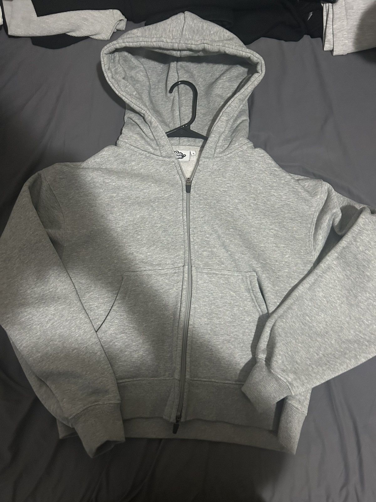 Other Cropped Grey Zipup Size US XS / EU 42 / 0 - 1 Thumbnail