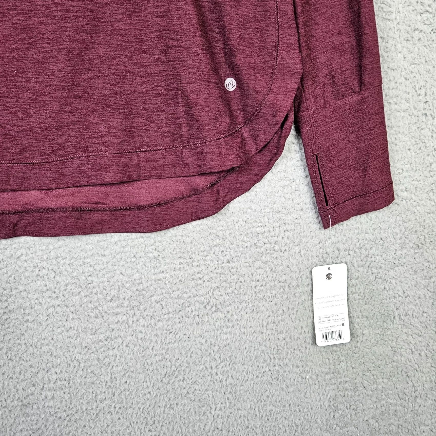 Vintage APANA Women's deep shaded purple Long sleeve Pull-over Hoodie Sz S NEW Size S / US 4 / IT 40 - 4 Thumbnail