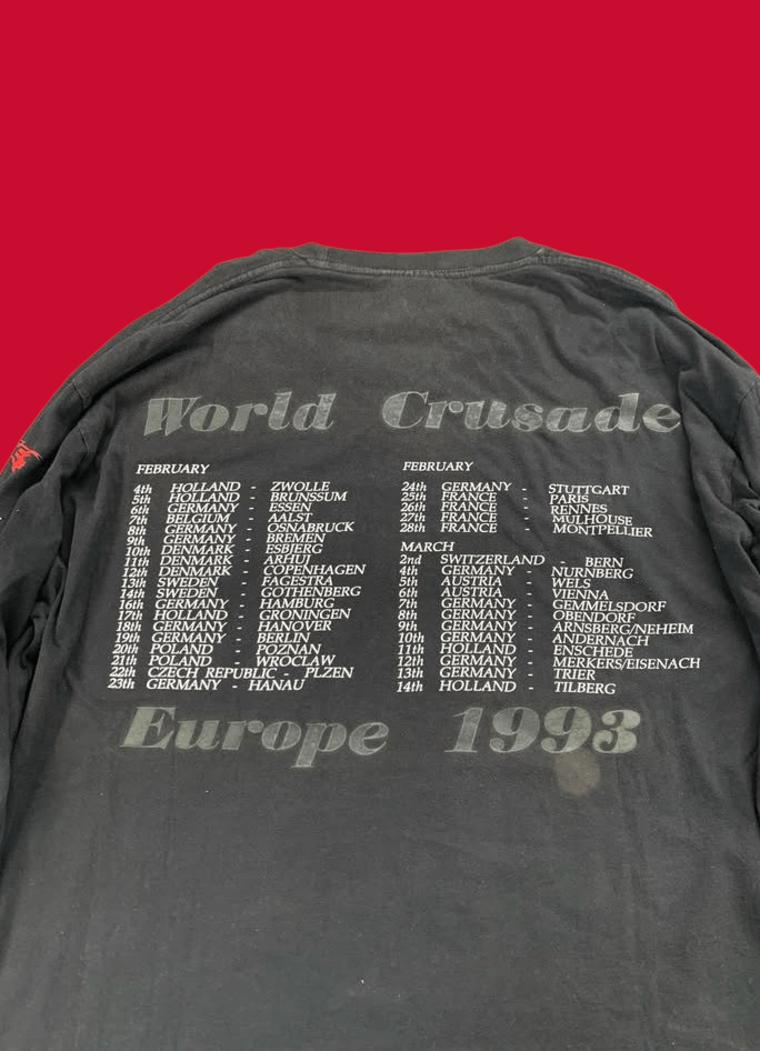 Band Tees Vintage Bolt Thrower World Crusade Long Sleeve Size US XL / EU 56 / 4 - 6 Thumbnail