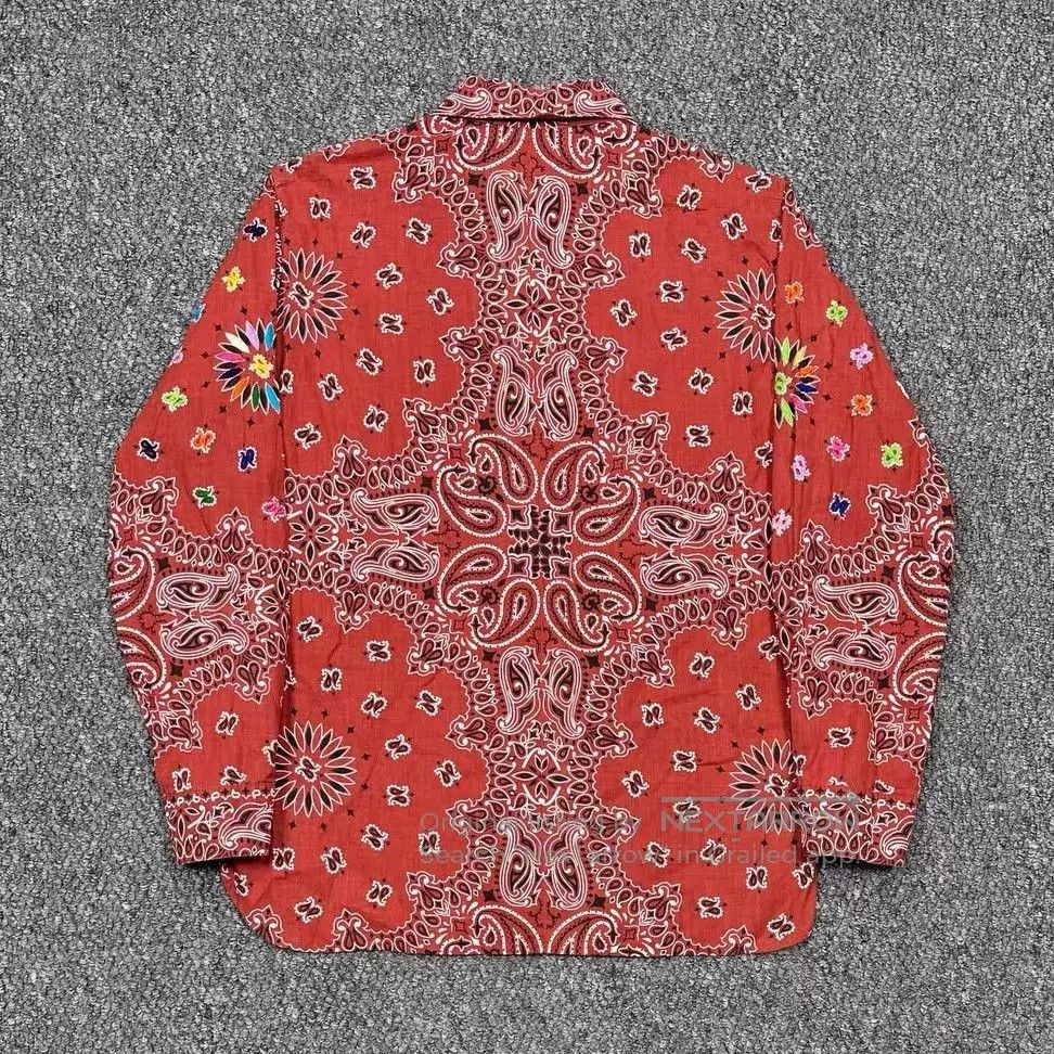 Mexican Threads OAXACA Japanese Paisley Hand. Size US M / EU 48-50 / 2 - 2 Thumbnail