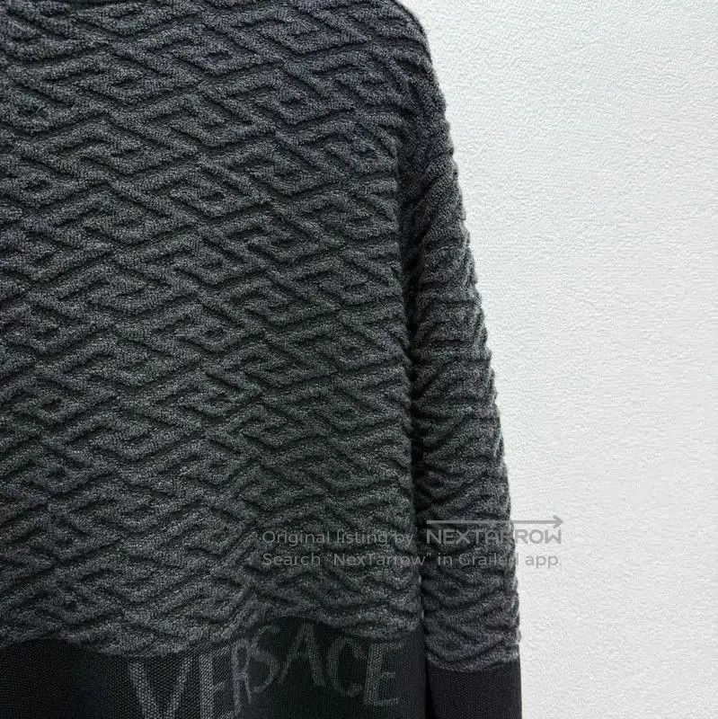 Versace Versace Black Wool Men's Sweater . Size US M / EU 48-50 / 2 - 3 Thumbnail