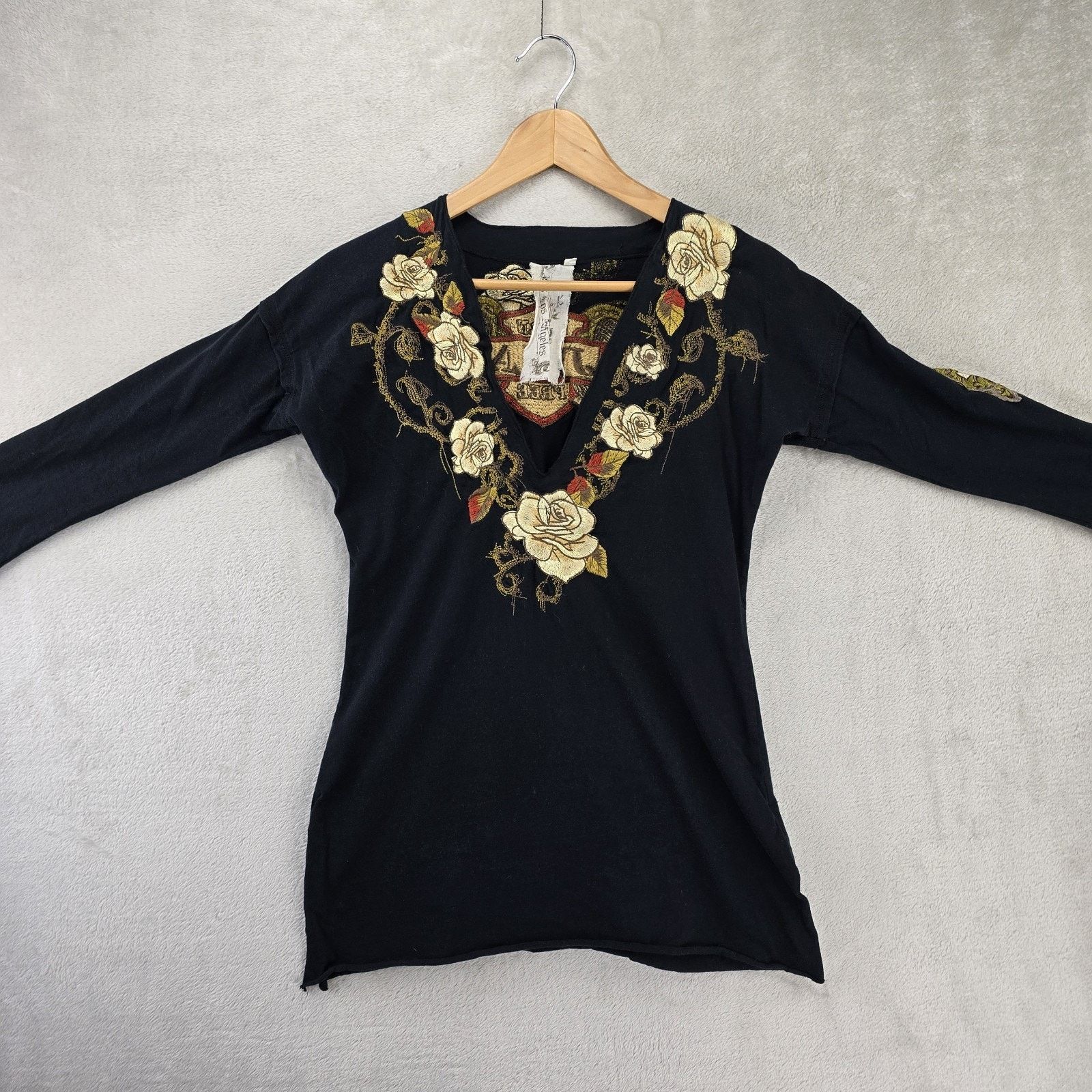 Johnny Was Johnny Was JWLA Embroidered Tunic Small Born Fee Floral Wing Size S / US 4 / IT 40 - 2 Thumbnail
