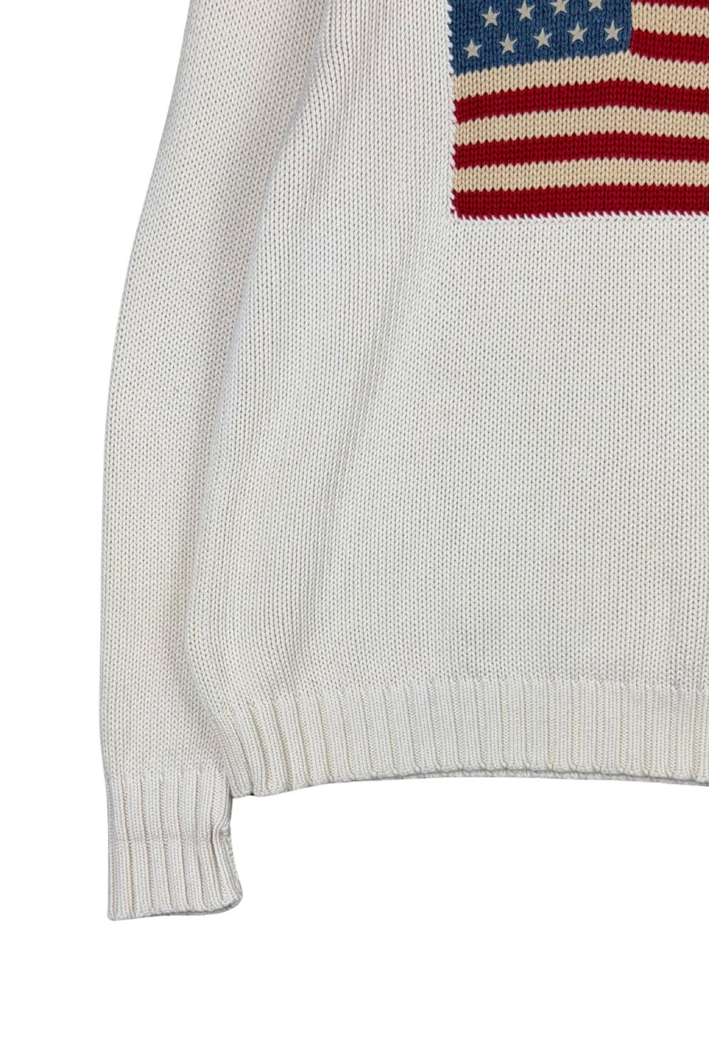 Polo Ralph Lauren 90s Polo Ralph Lauren American Flag Knit Sweater Size US XL / EU 56 / 4 - 5 Thumbnail