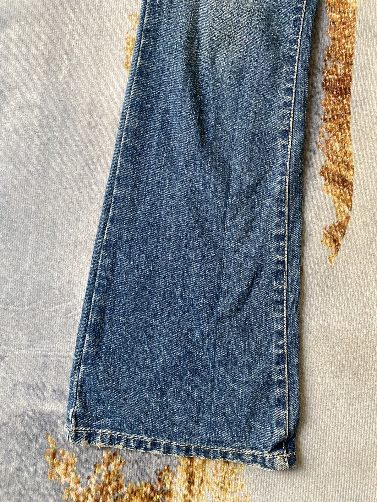 Japanese Brand × Tornado Mart 1990’s Miss Artemis Tribal Design Flare Denim Size US 29 - 9 Thumbnail