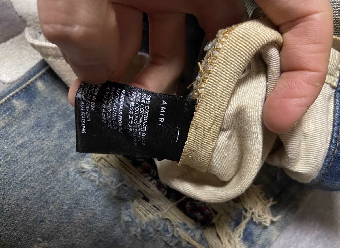 Amiri Amiri Dirty Indigo MX1 Jeans Size US 32 / EU 48 - 3 Thumbnail