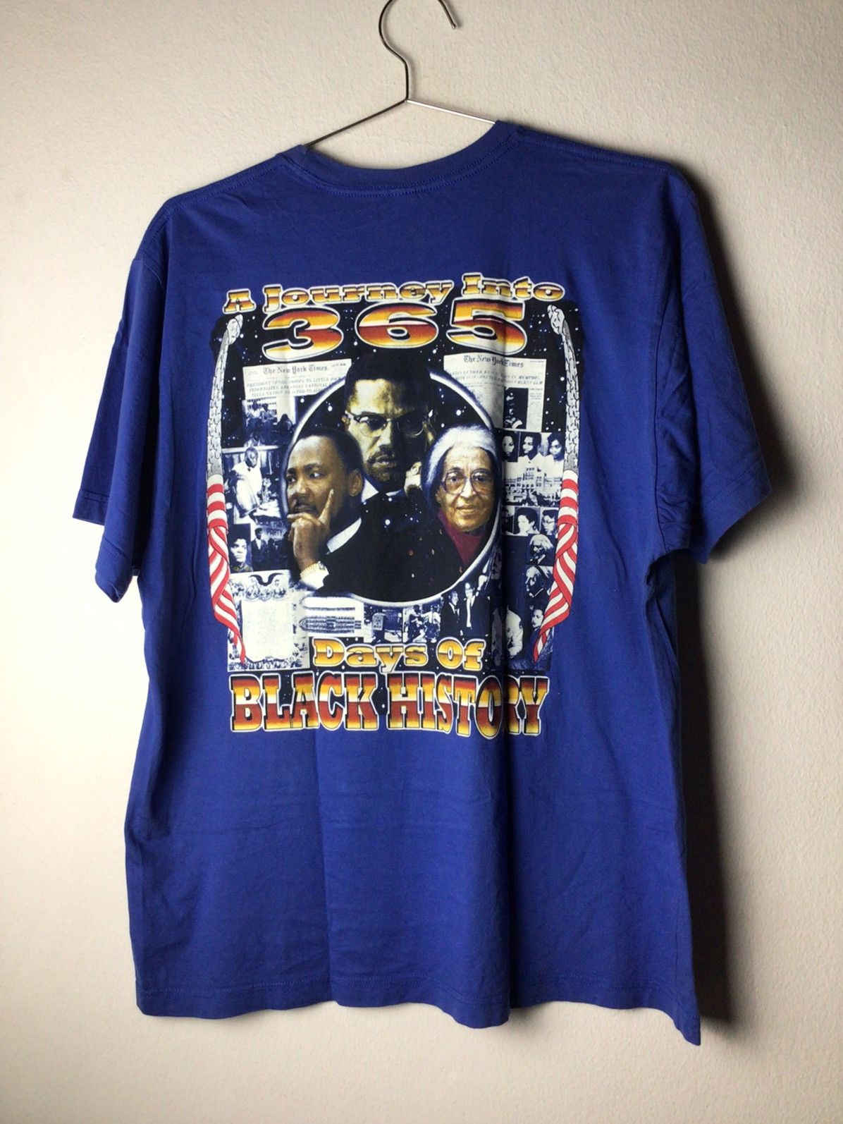 Rap Tees × Vintage Black History 00's Dr.Martin,Malcolm X Size US XL / EU 56 / 4 - 4 Thumbnail