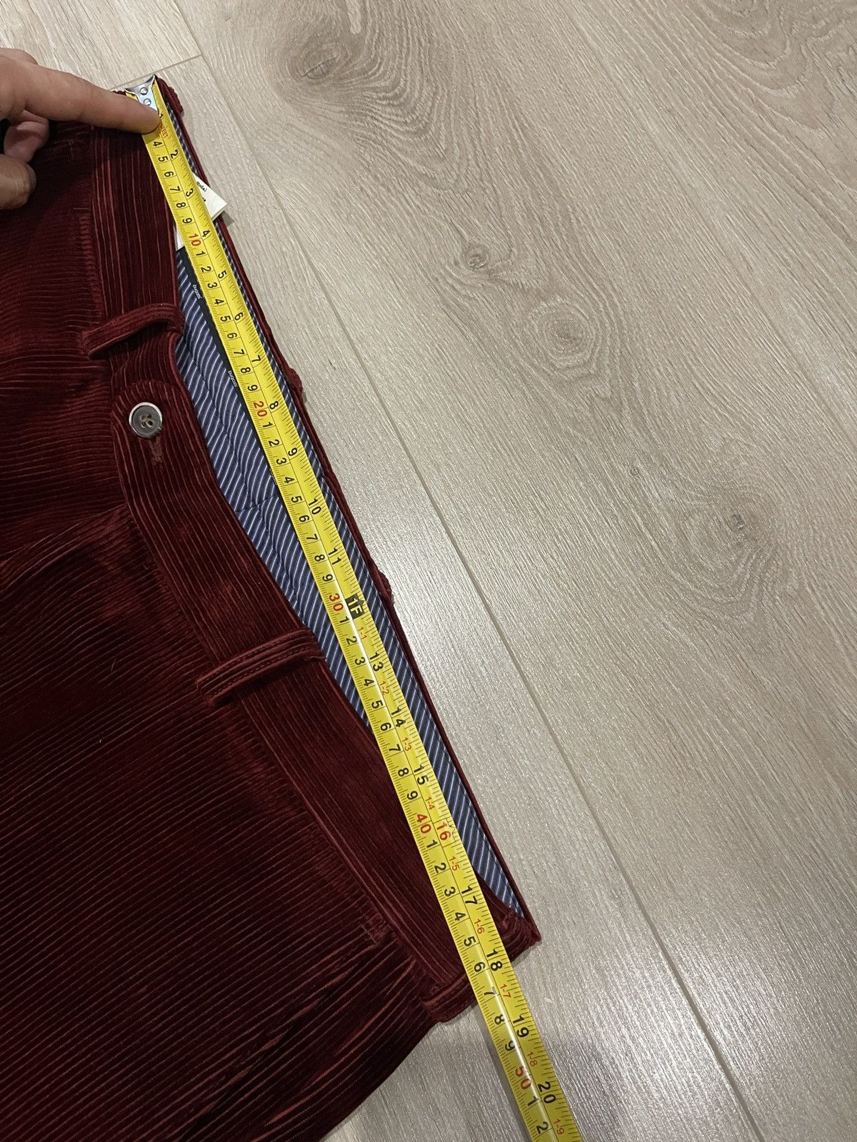 Bugatti Bugatti Corduroy Pants burgundy mens Size US 36 / EU 52 - 7 Thumbnail