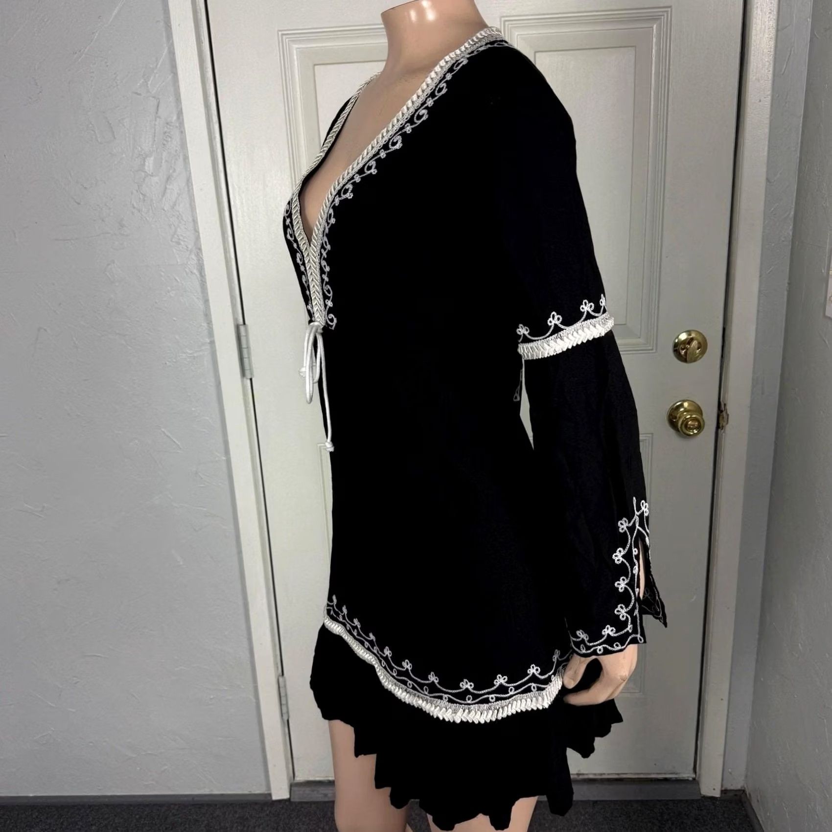 Vintage Vintage Y2K Moda International Womens Dress S Hippie Embroider Hippy Boho GG21 Size S / US 4 / IT 40 - 3 Thumbnail