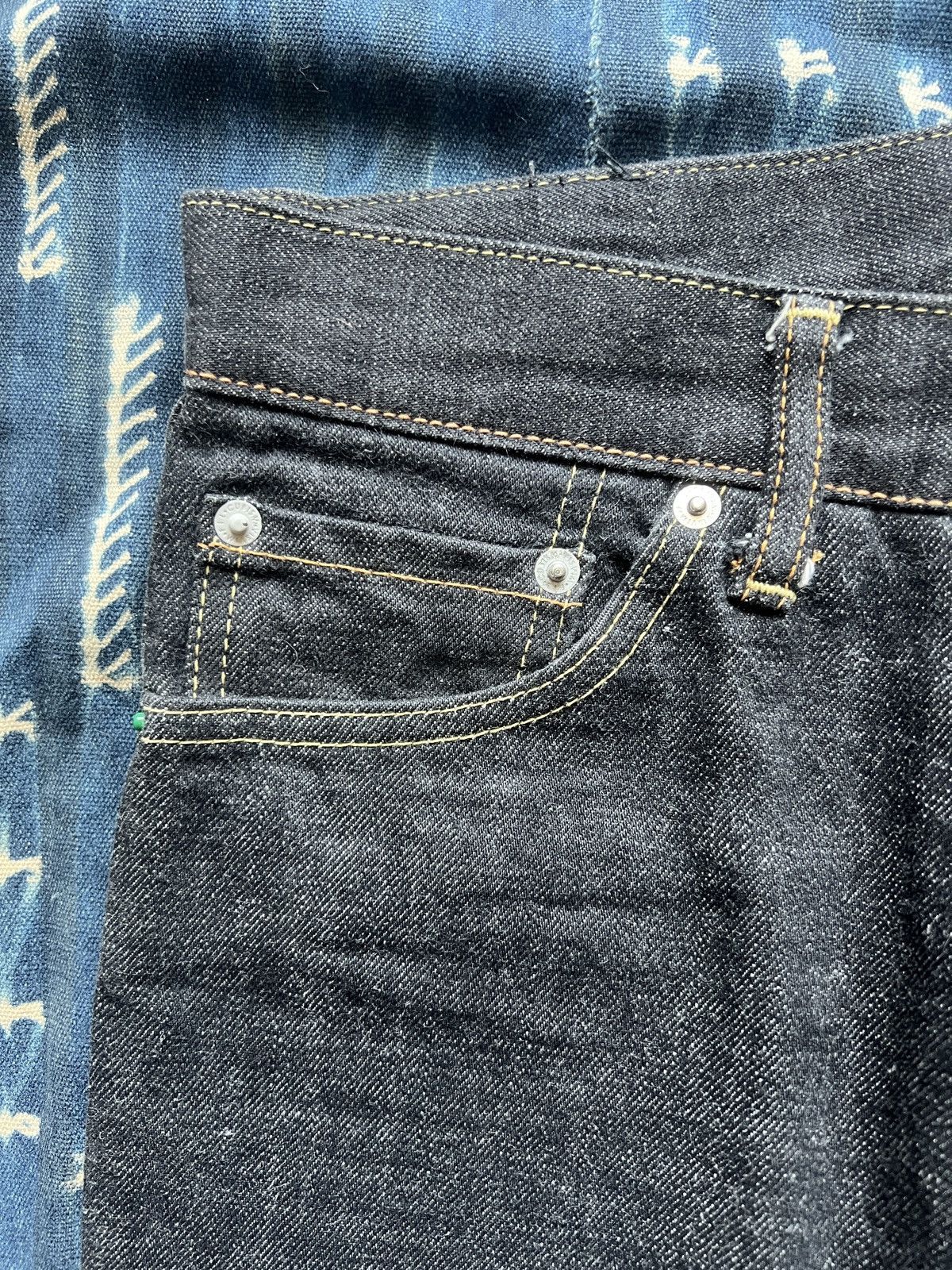 Visvim Visvim Archive FLUXUS Serge De Nimes Black Jeans Size US 32 / EU 48 - 6 Thumbnail