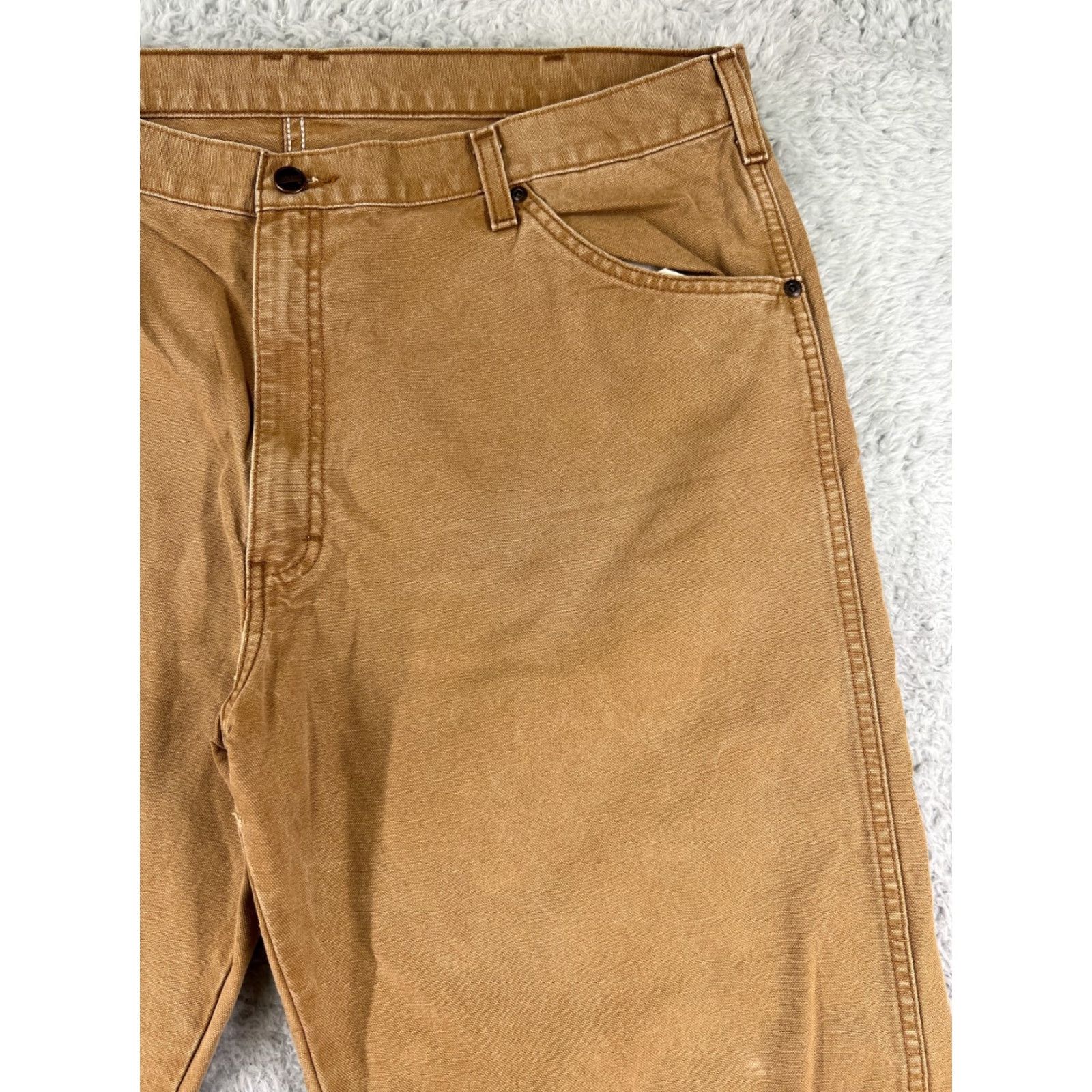Dickies Dickies Pants Mens 40 Beige Durable Duck Fabric 100% Cotton Workwear Dickies 874 Chino Straight 5-Pocket 32 Inseam Mens Beige Pants Size US 40 / EU 56 - 5 Thumbnail