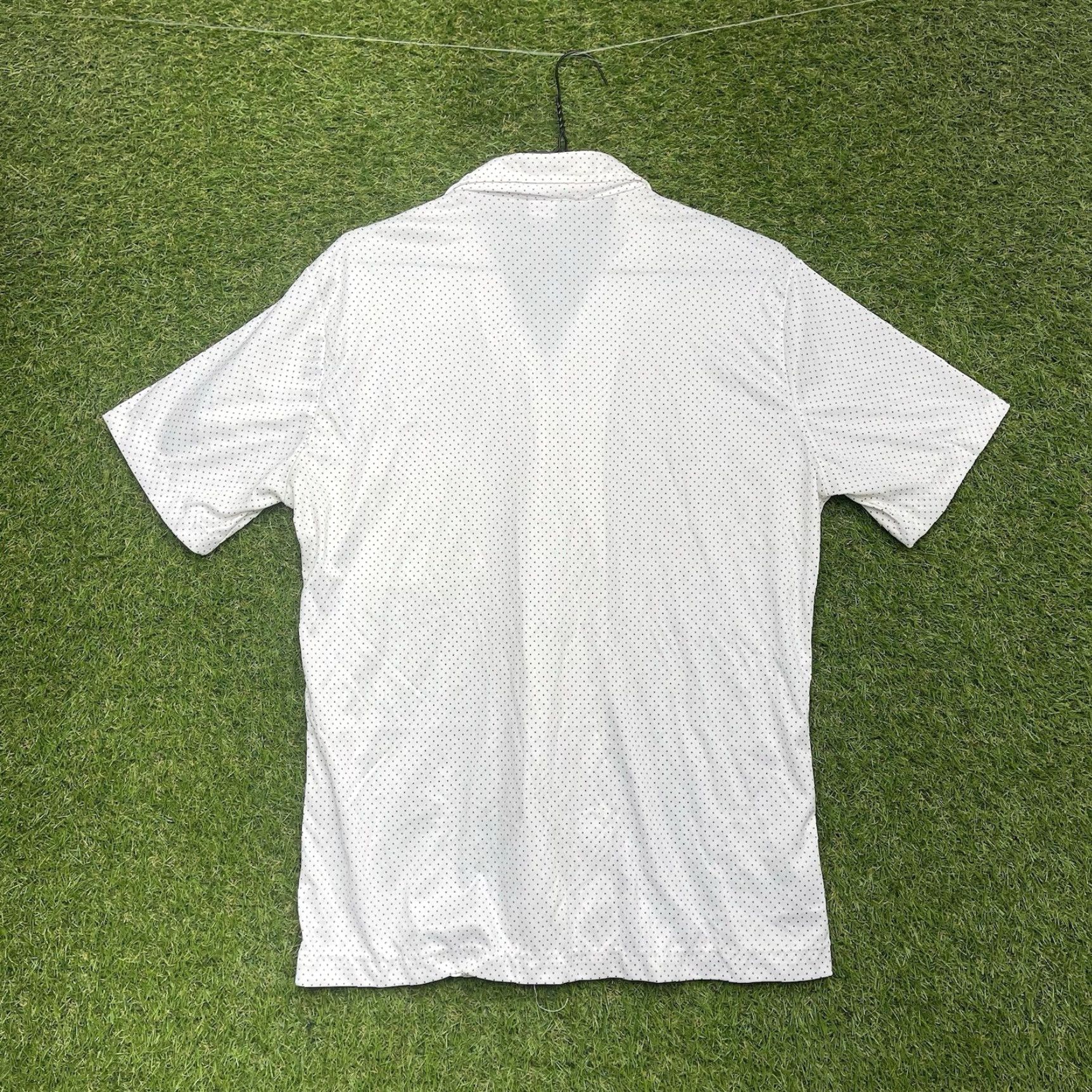 Vintage VINTAGE Marc Christopher Shirt Mens Medium White Cotton Blend Button-Up Hawaiian Aloha Cocktail Lounge Tiki Grand Theme Size US M / EU 48-50 / 2 - 3 Thumbnail