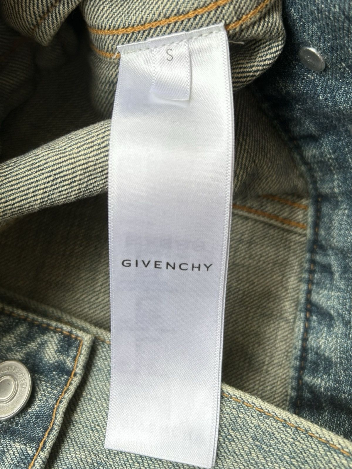 Givenchy GIVENCHY Studded Denim Jacket by Matthew M. Williams S Size US S / EU 44-46 / 1 - 12 Thumbnail