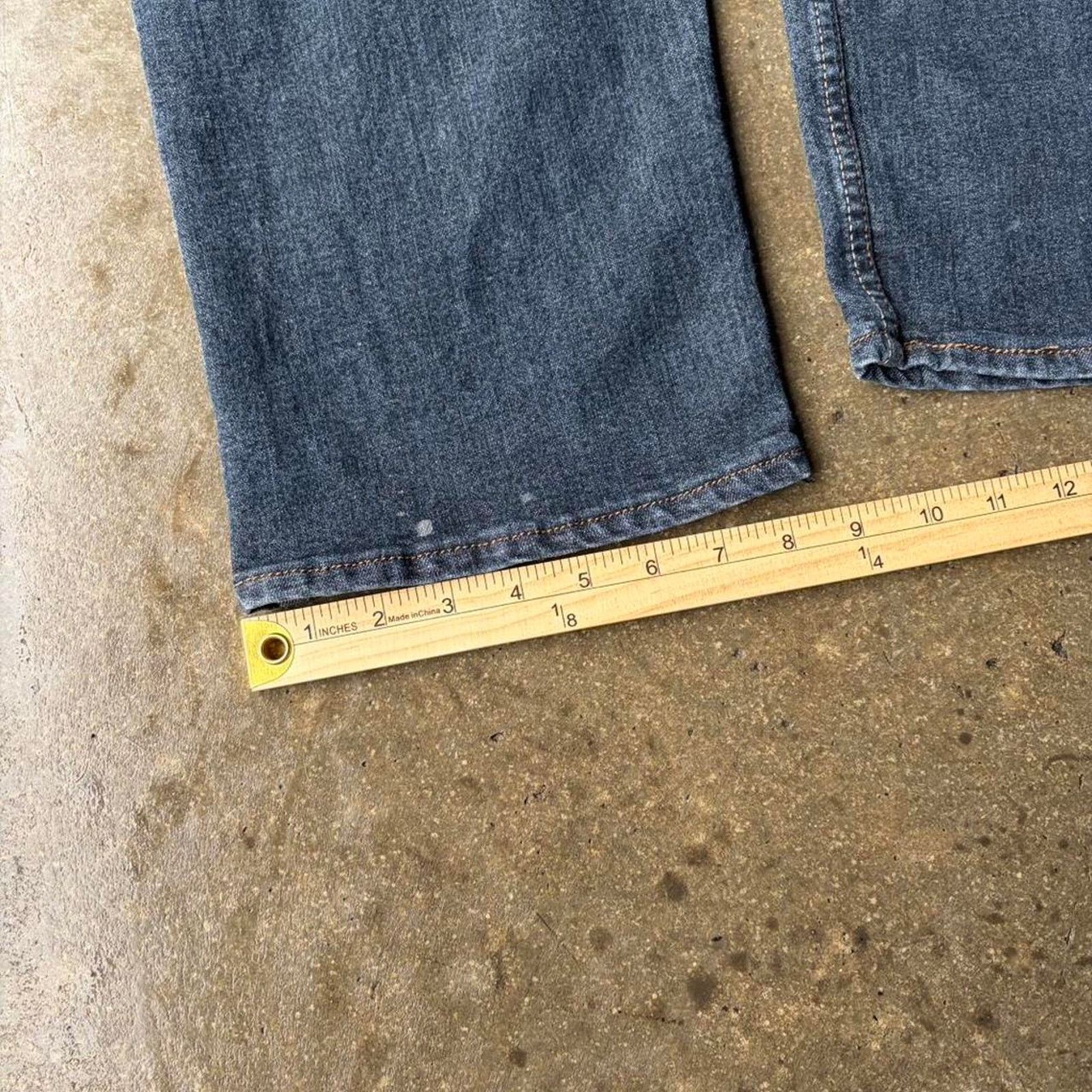 Levi's 2000s dark washed baggy jeans Size US 36 / EU 52 - 5 Thumbnail