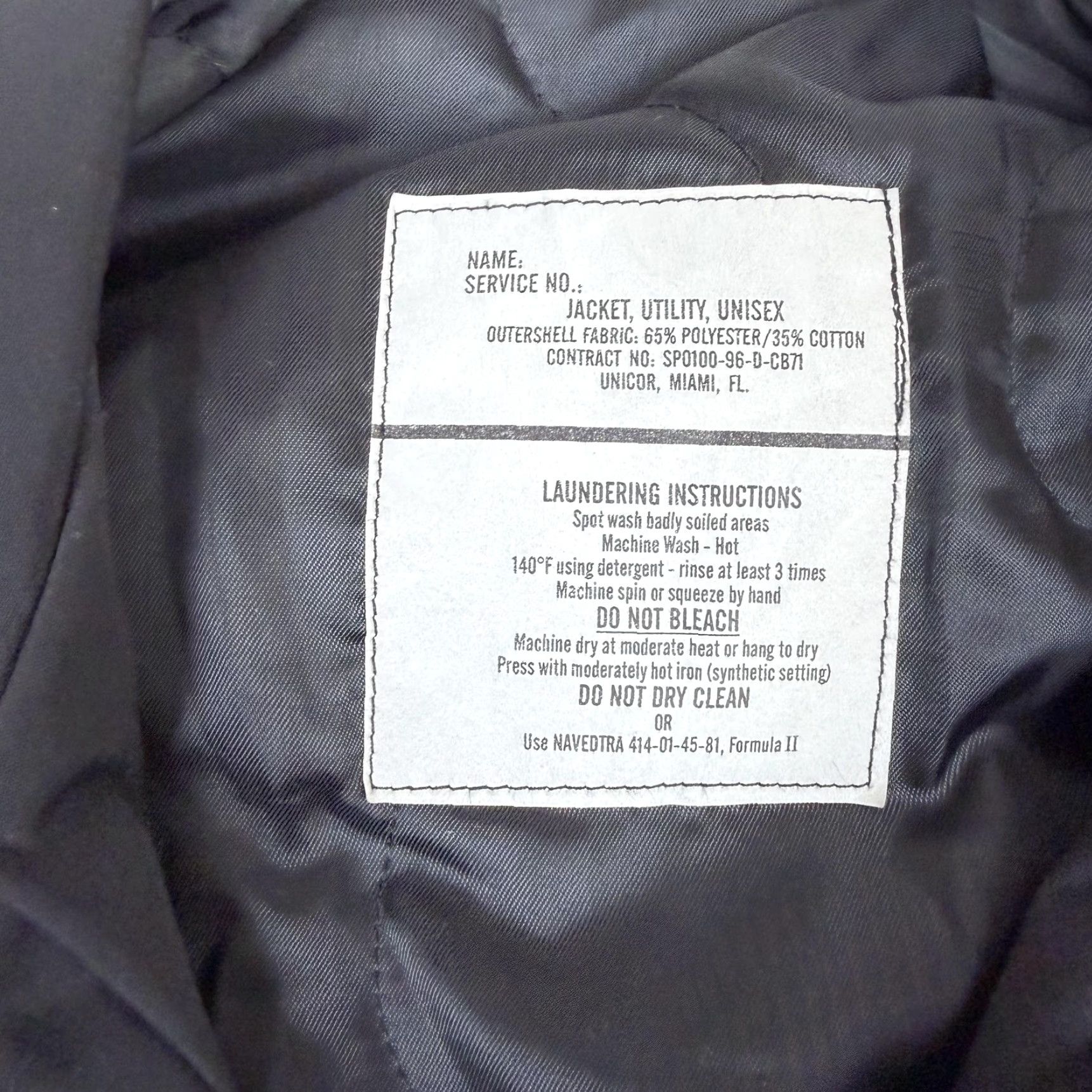 Vintage VINTAGE Unicor Jacket Mens LT Long Black Bomber Insulated Workwear Utility Jacket Size US L / EU 52-54 / 3 - 3 Thumbnail