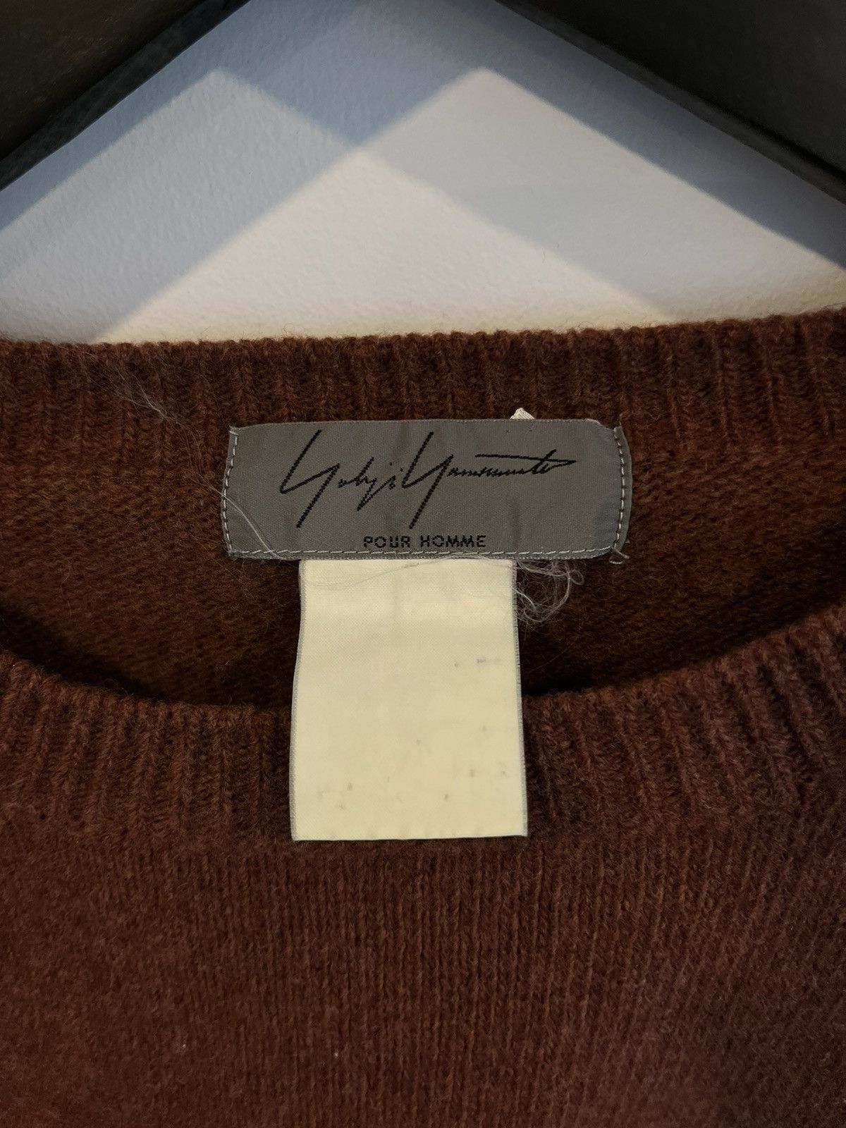 Yohji Yamamoto Vintage Yohji Yamamoto unique brown wool sweater Size US M / EU 48-50 / 2 - 3 Thumbnail
