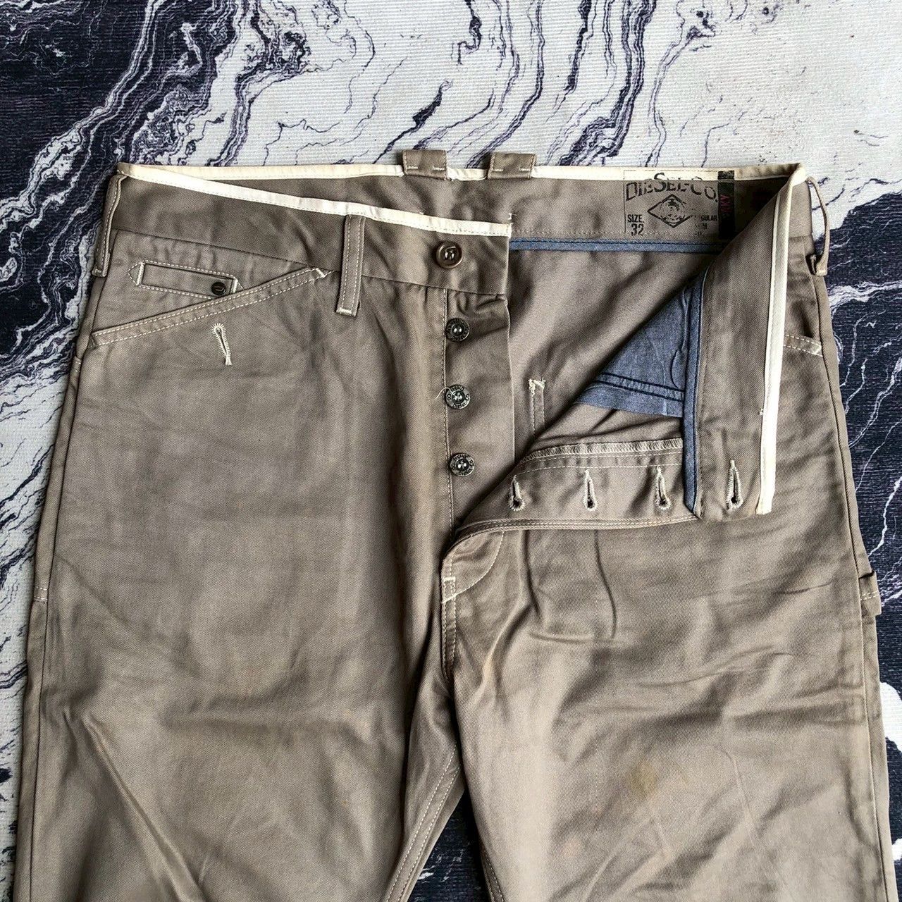 Diesel Vintage Diesel Co. AKY Workwear Pants Size US 32 / EU 48 - 2 Thumbnail