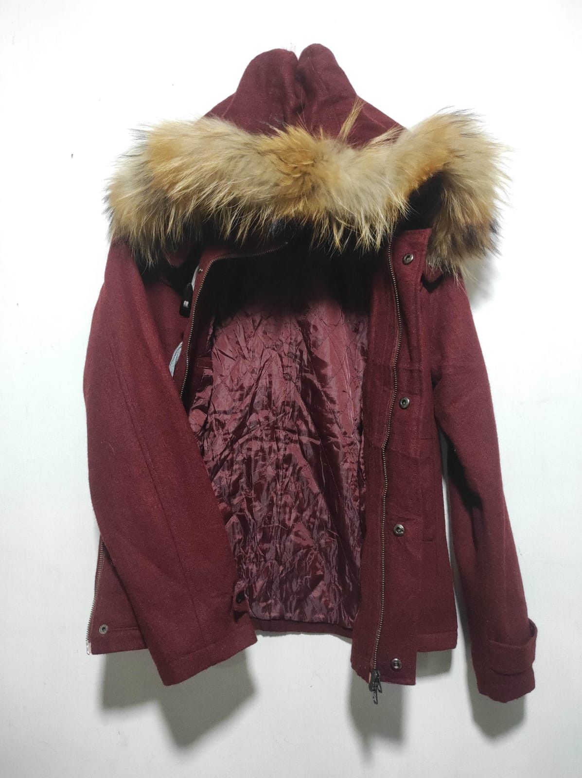 291295=Homme 291295 LABO zip fur hoodie Duffle ifsix LGB style Size US M / EU 48-50 / 2 - 12 Thumbnail