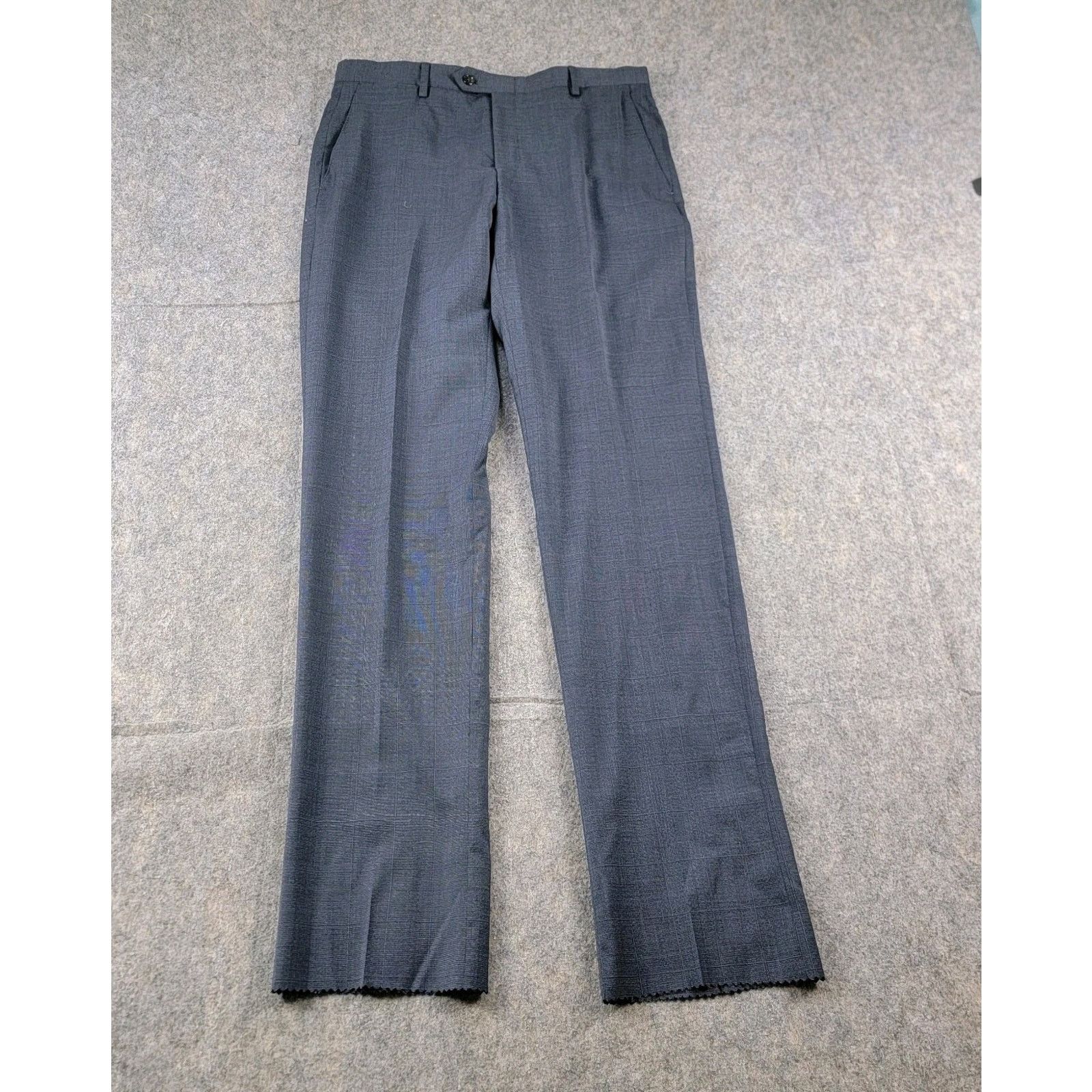 Todd Snyder Todd Snyder Windowpane Wool Trouser Suit Pants Size US 40 / EU 56 - 2 Thumbnail
