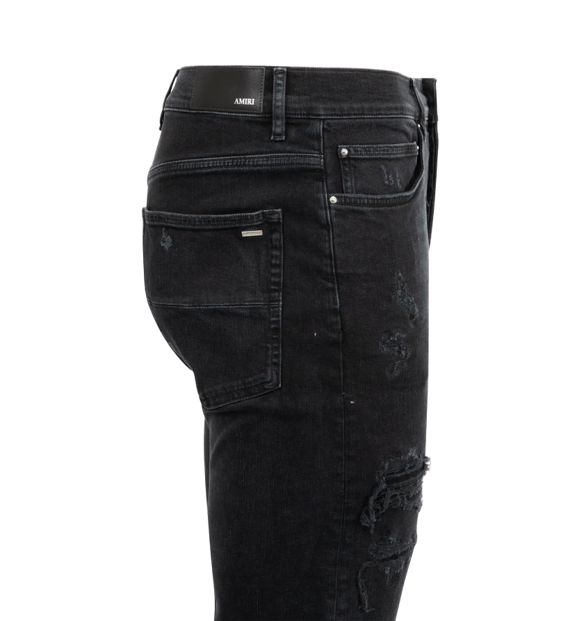 Amiri o1h1sh11225 Neon Lights Slim Jean in Black Size US 40 / EU 56 - 3 Thumbnail