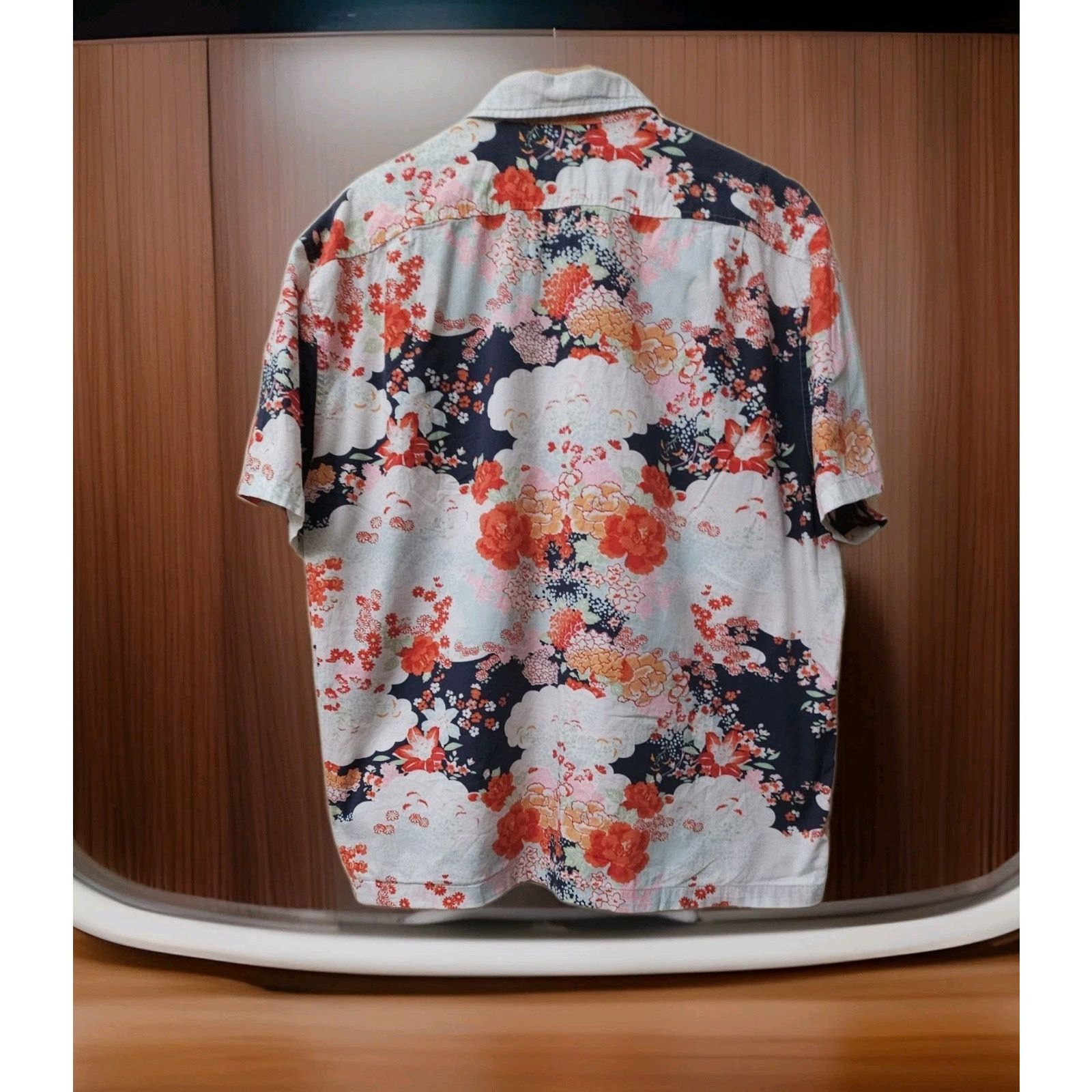 J.Crew J.CREW Flex Washed Slim Floral Hawaiian Button Down Shirt Size US XL / EU 56 / 4 - 2 Thumbnail