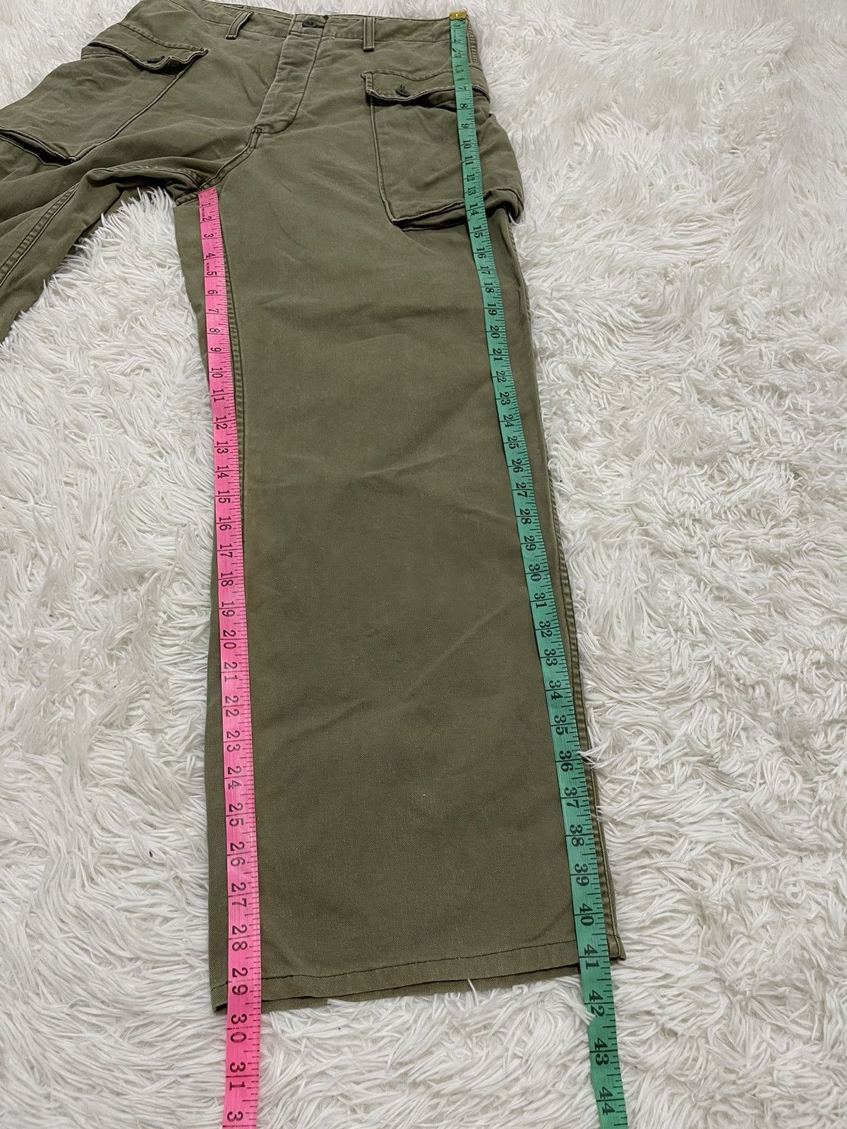 Schott Schott Monkey Baggy Military Style Vintage Cargo Pants Size US 30 / EU 46 - 22 Thumbnail