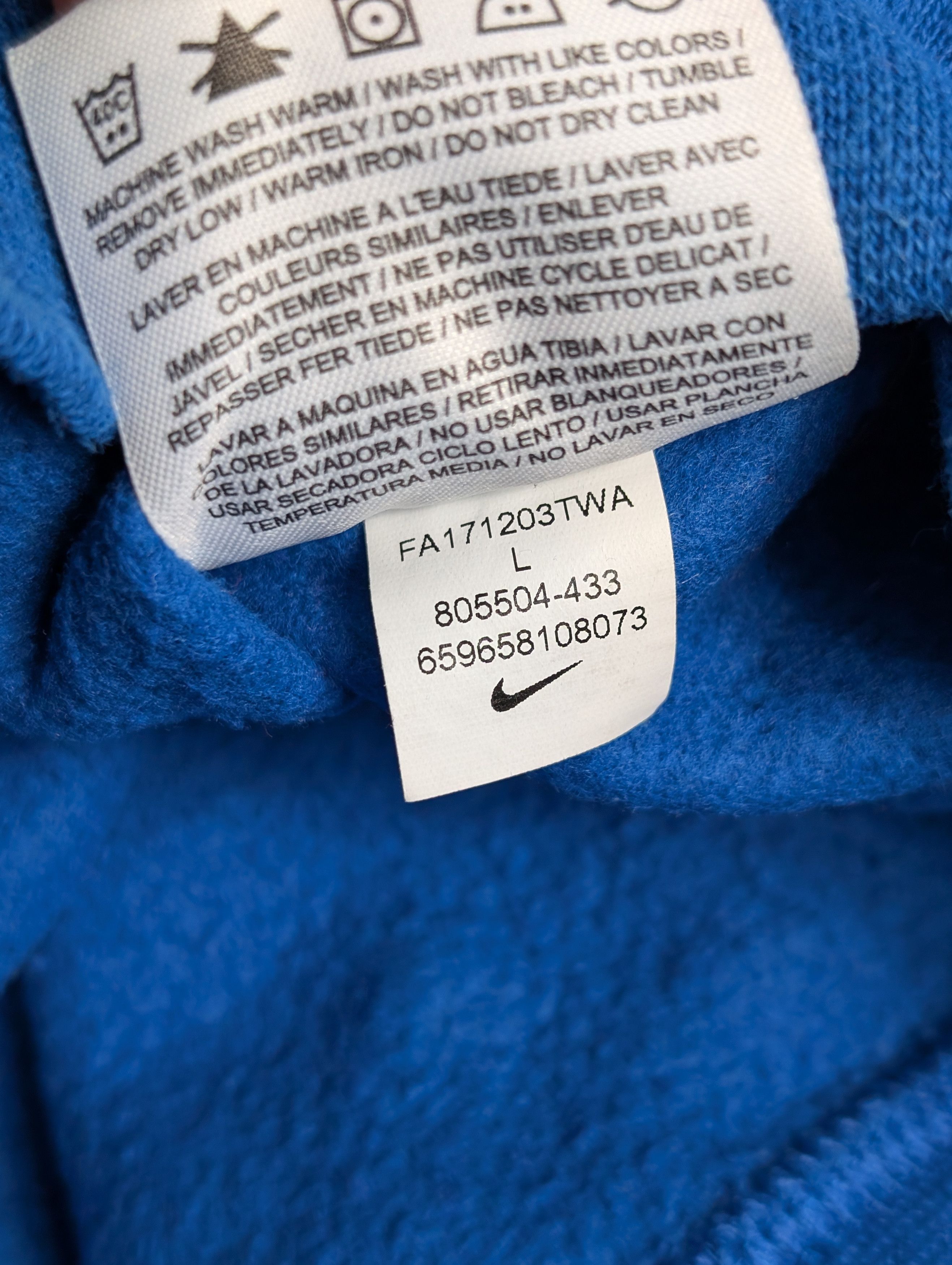 Nike Nike Club Hoodie Blue Pullover Sweatshirt Basic Sportswear Size US XS / EU 42 / 0 - 5 Thumbnail