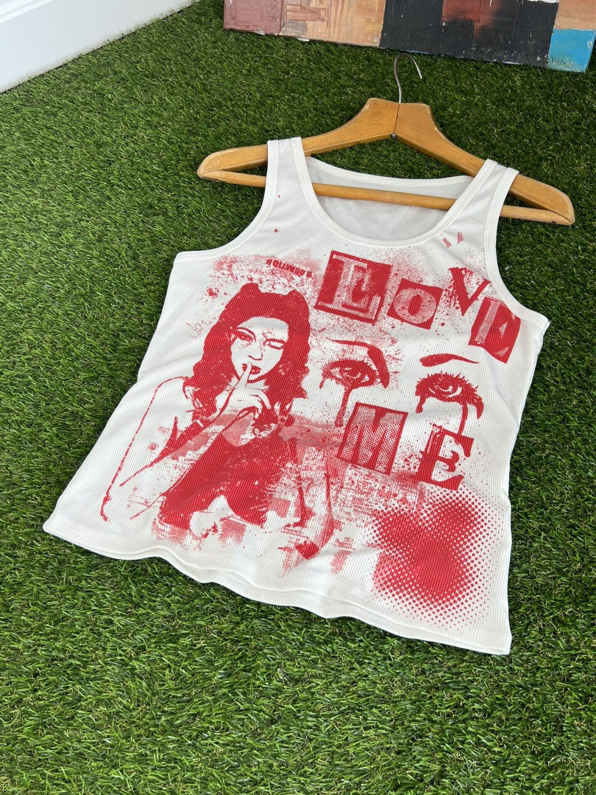 Hysteric Glamour Japan Hustler Hysteric Glamour Style Tank Top T Shirt Size M / US 6-8 / IT 42-44 - 4 Thumbnail