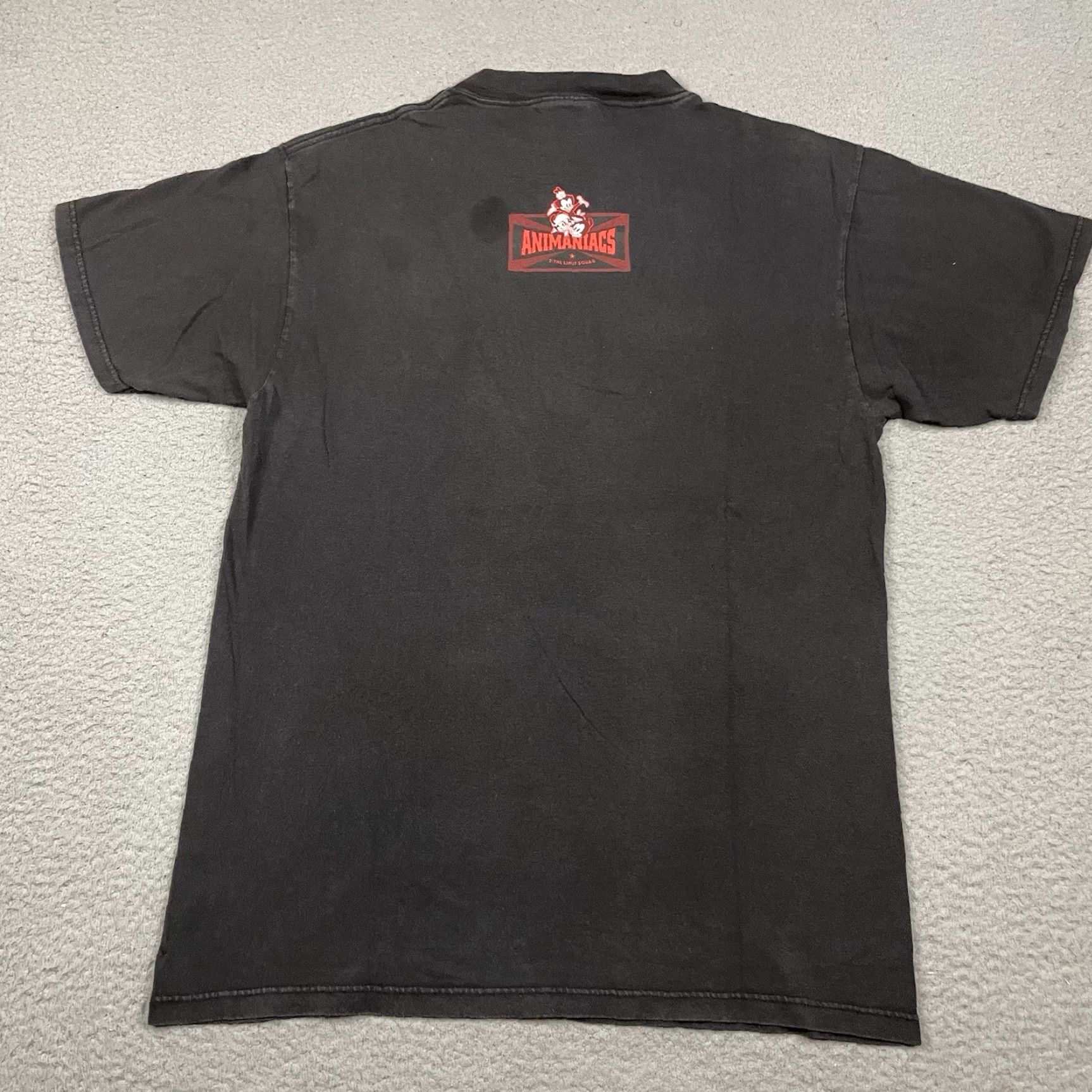 Vintage VINTAGE Animaniacs T Shirt Men L Warner Bros Double Sided 90s Graphic Tee Black Cotton Logo WB Size US L / EU 52-54 / 3 - 6 Thumbnail