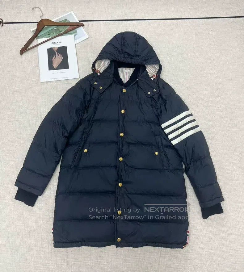Thom Browne Thom Browne Long Hooded Puffer Jacket Size US M / EU 48-50 / 2 - 2 Thumbnail