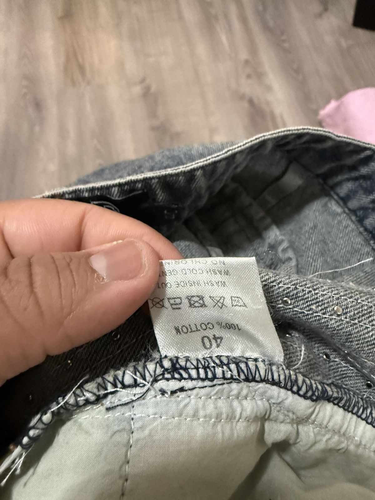 Vale Vale Blue Crystal Stripe Denim Size 40 Size US 40 / EU 56 - 12 Thumbnail