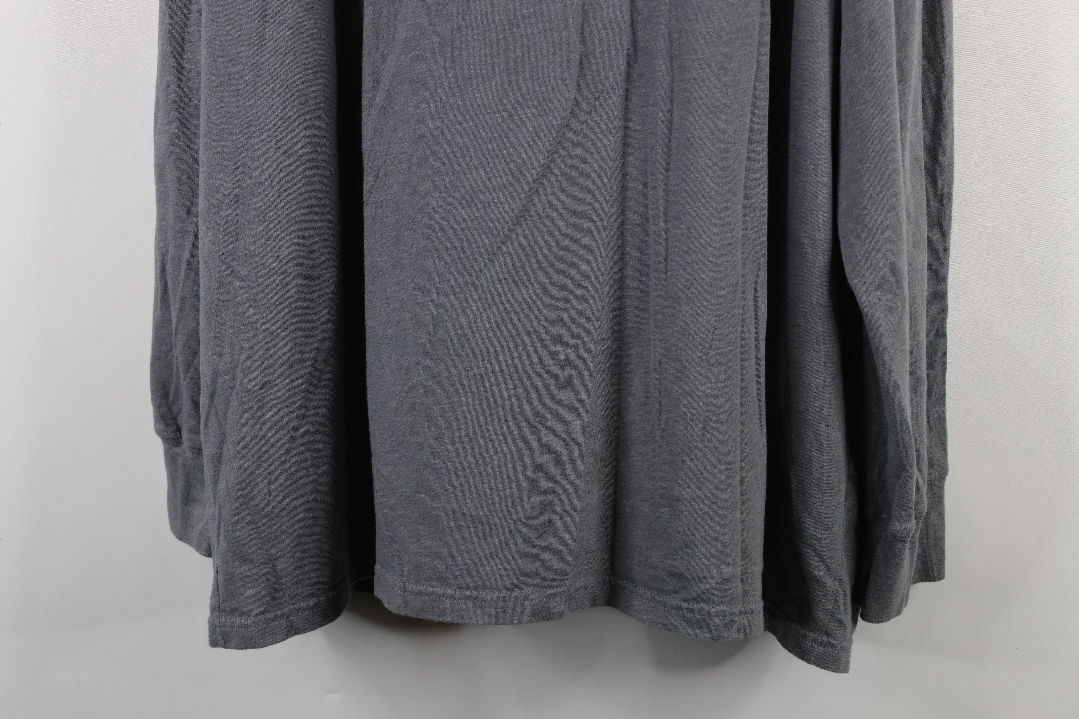 The North Face × Vintage The North Face Fit Spell Out Patch Long Sleeve T-Shirt Gray Size US XXL / EU 58 / 5 - 13 Thumbnail