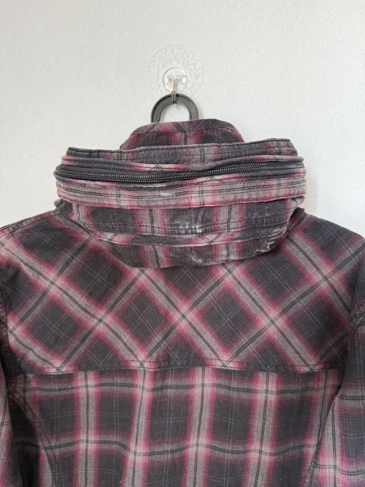 Japanese Brand Japan Brand Bulc Mountain Gothic Shadow Plaid Hidden Hoodie Size US M / EU 48-50 / 2 - 6 Thumbnail